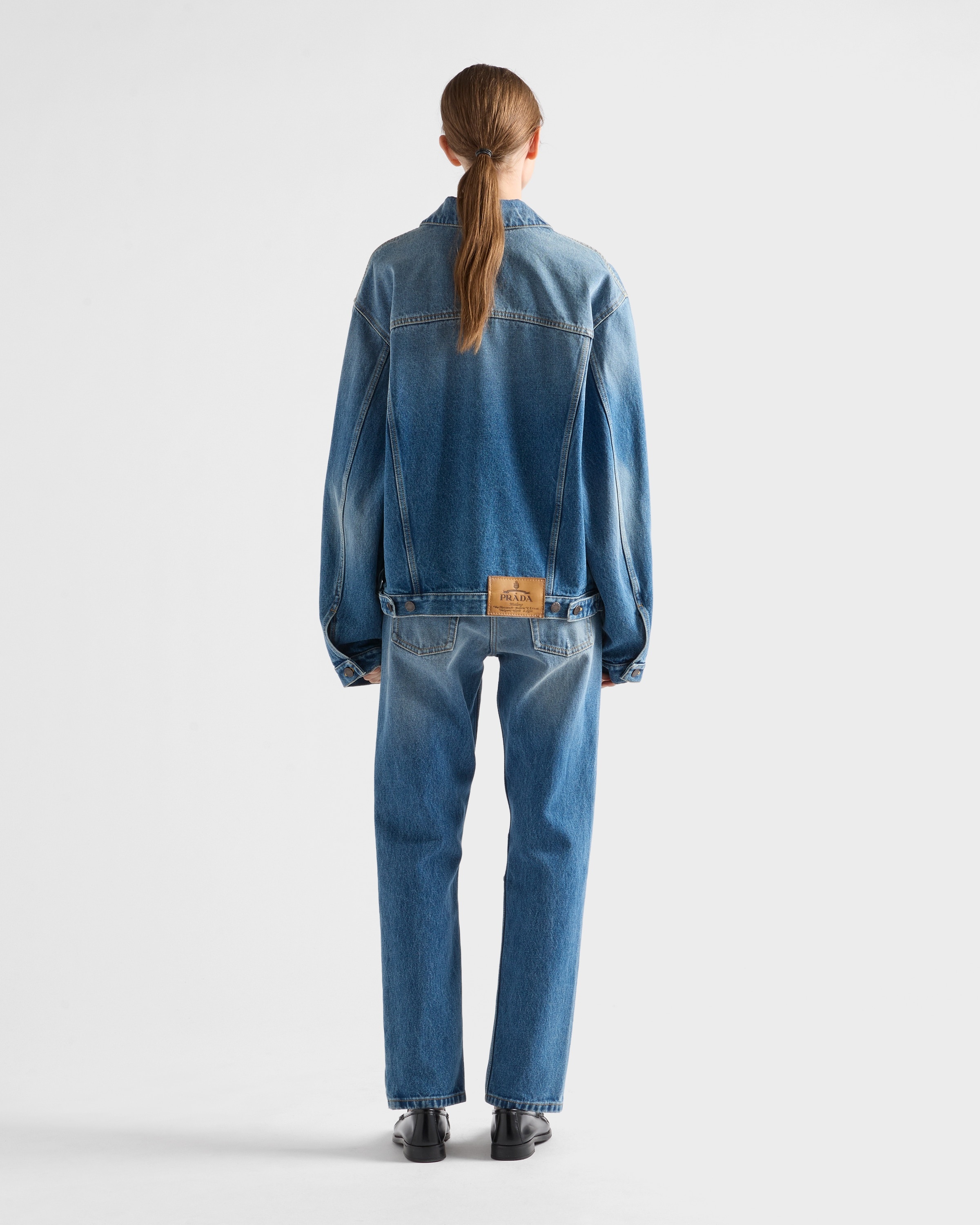 Denim blouson jacket - 5
