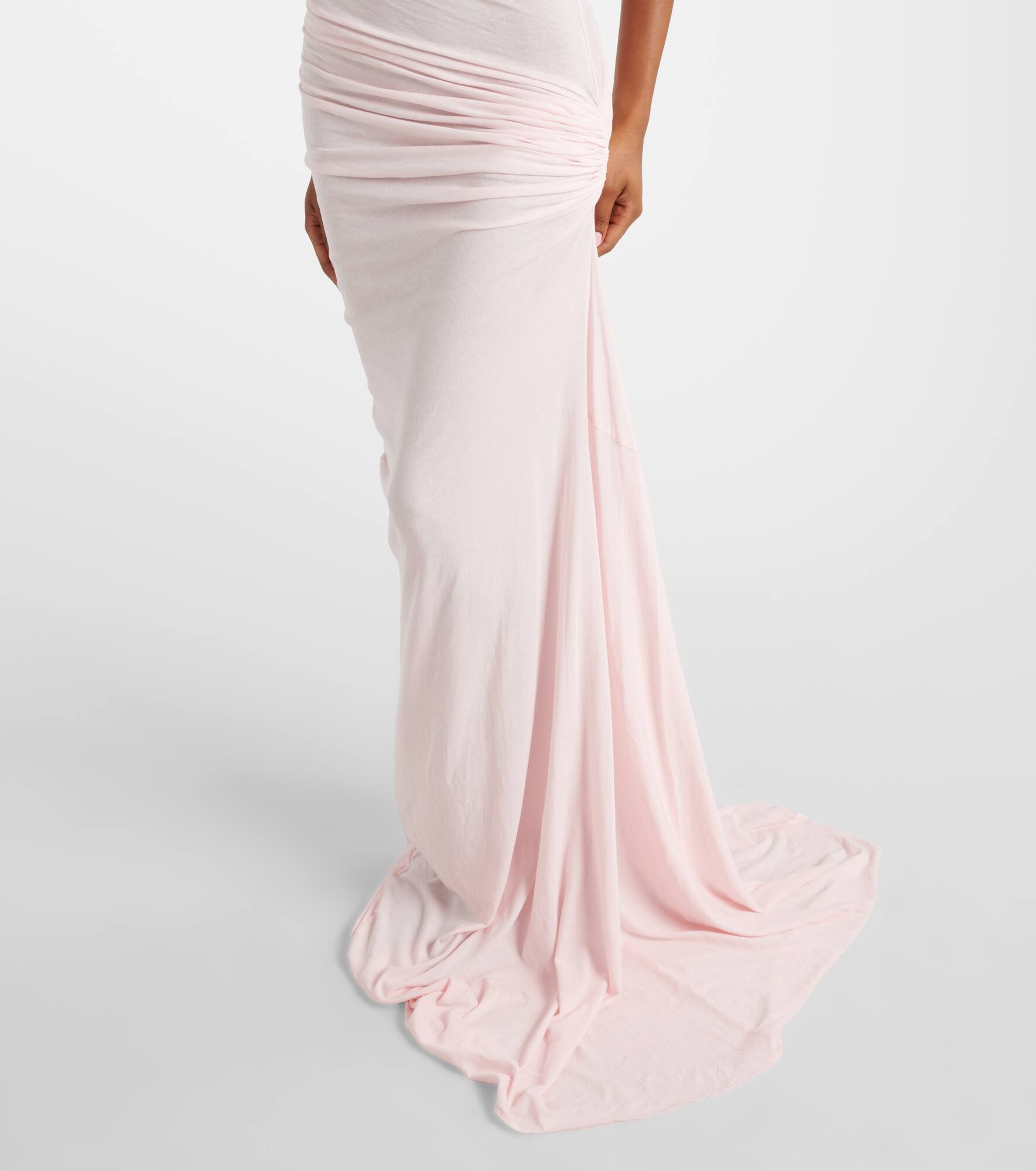 Pillar cotton-blend jersey maxi dress - 5