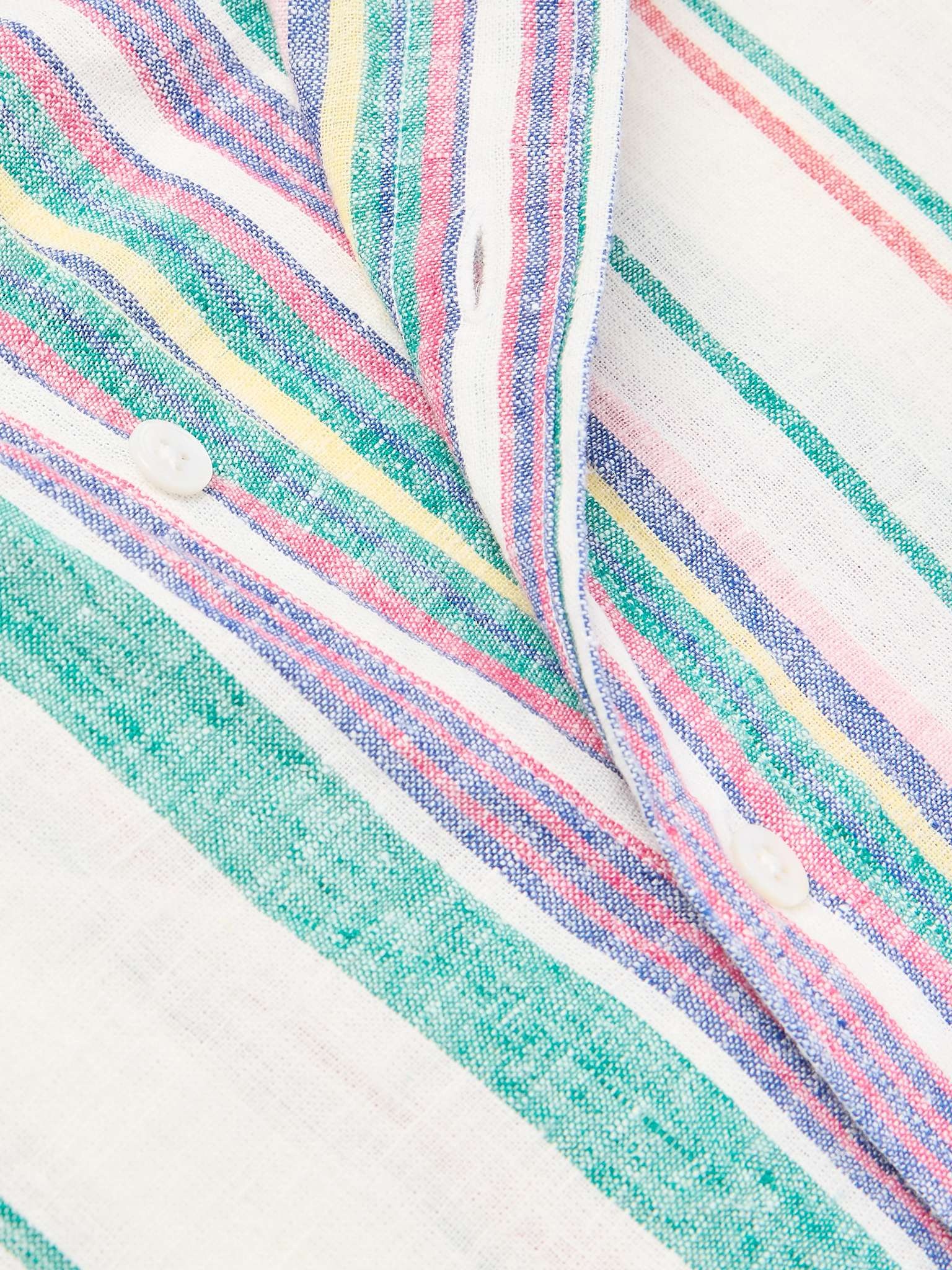 Striped Linen and Cotton-Blend Shirt - 5