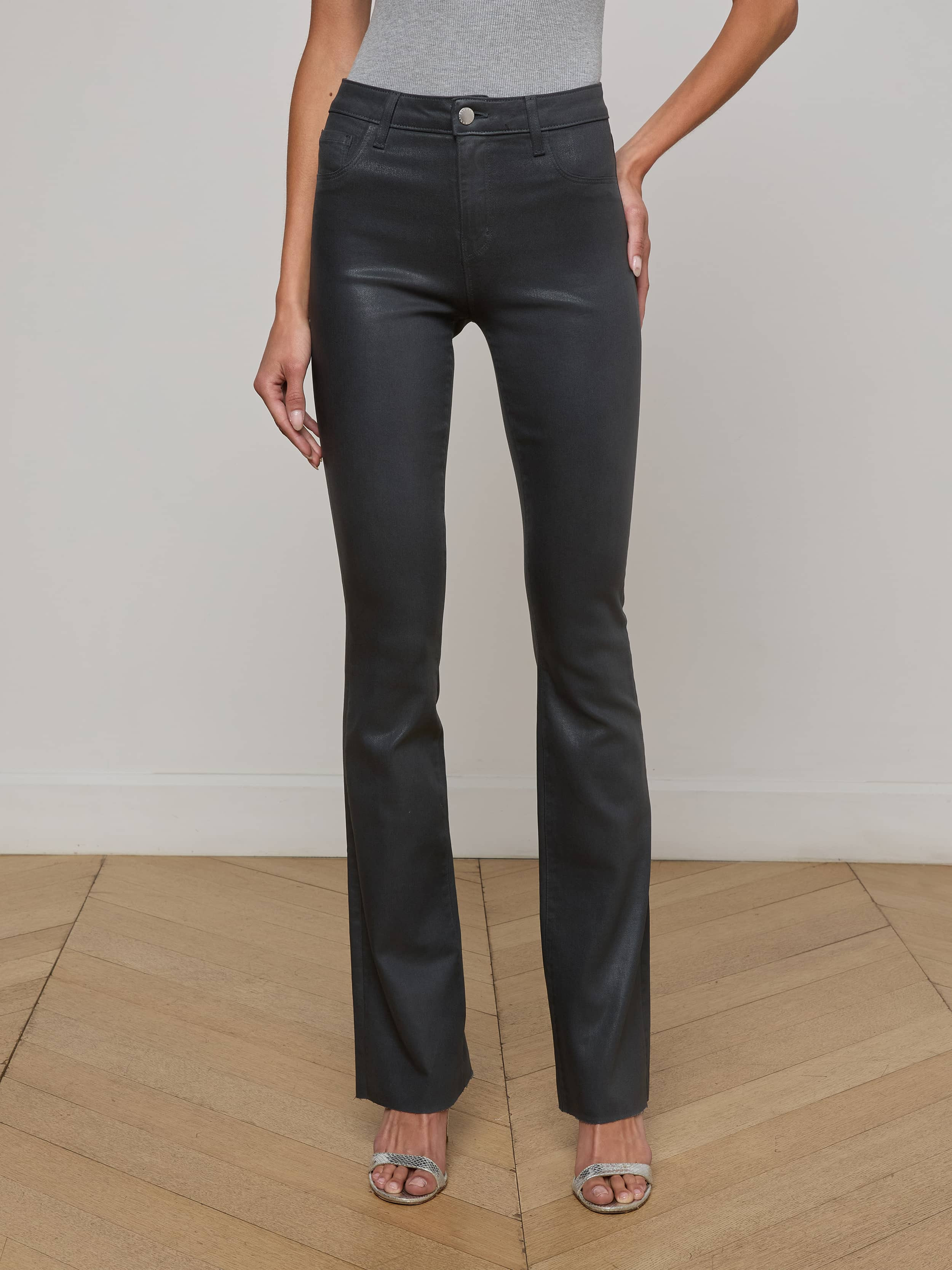 Ruth Coated Straight-Leg Jean - 3
