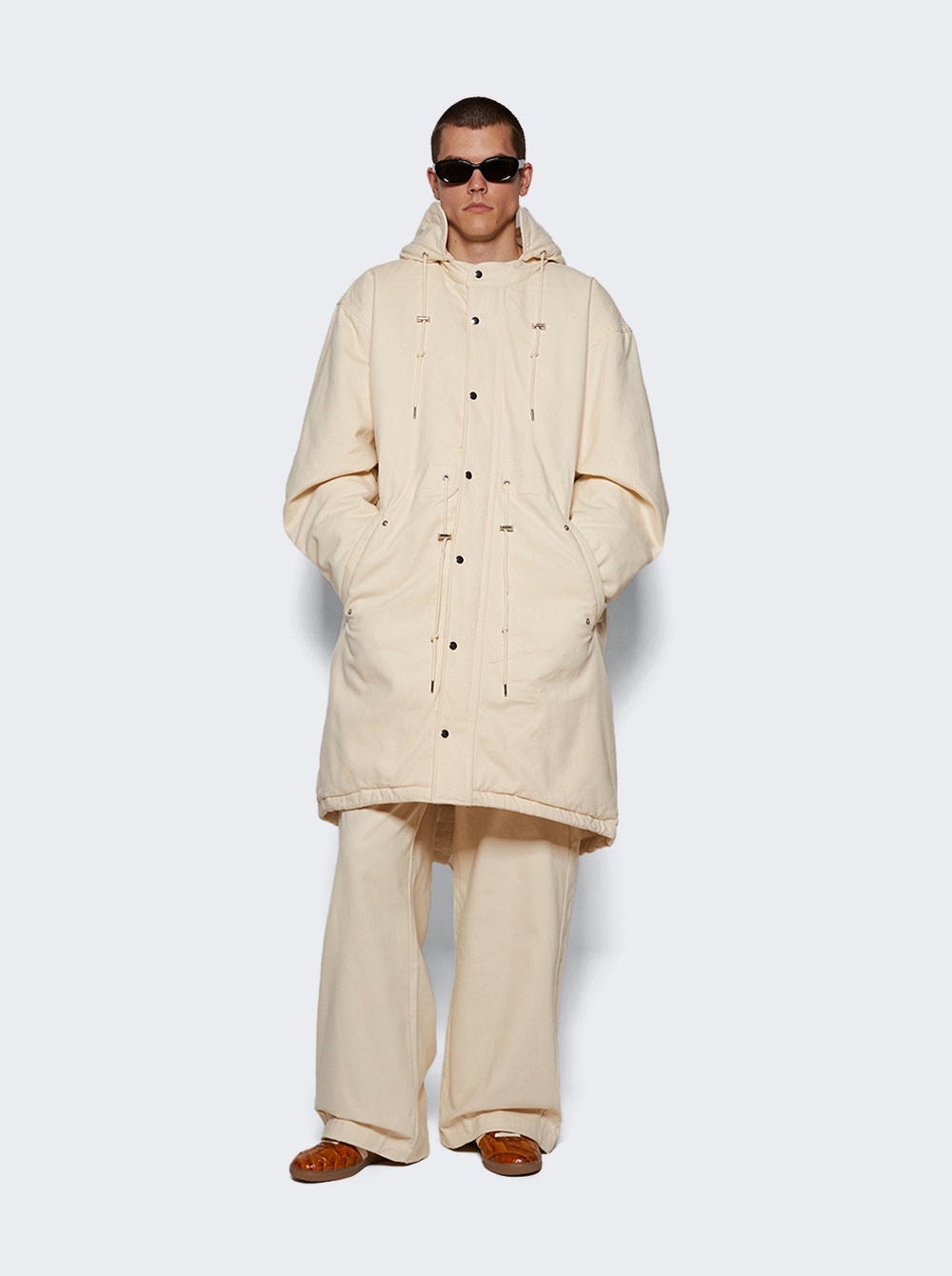 X Wales Bonner Coach Coat Wonder White - 2