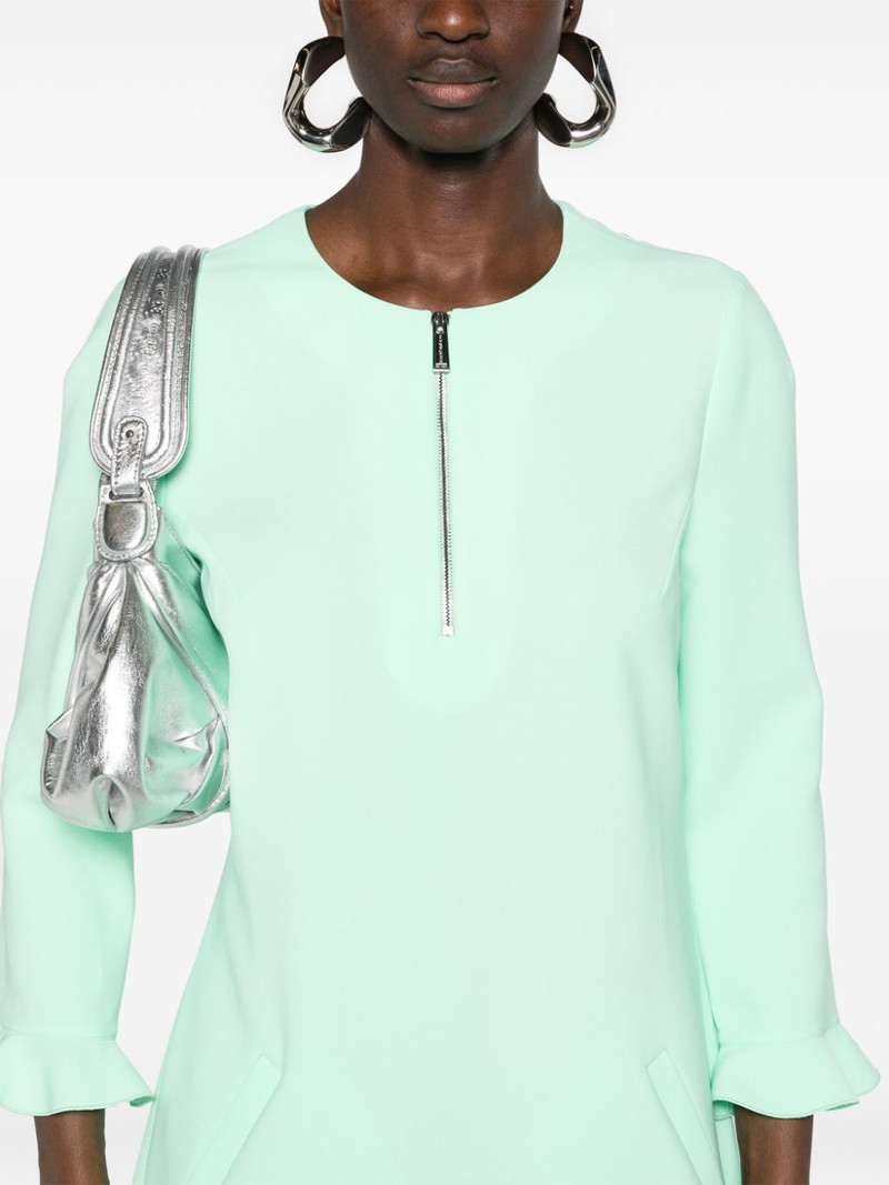 round-neck shift minidress 5