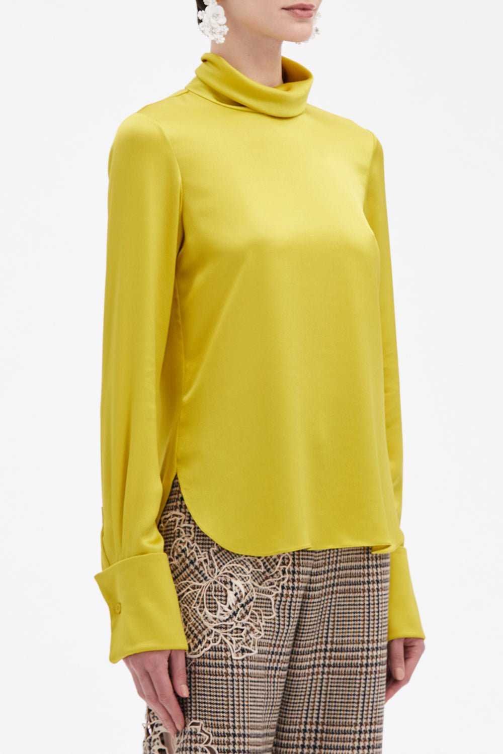 Mock Neck Blouse - 4