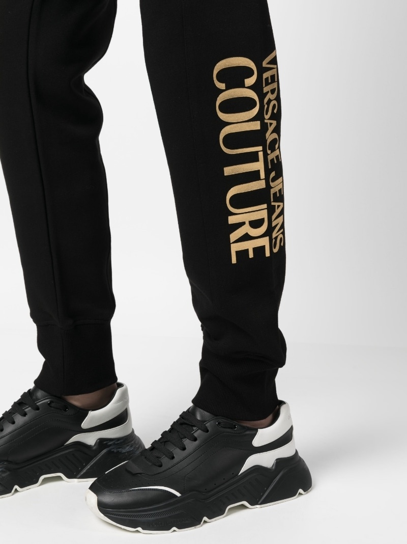 drawstring cotton sweatpants - 5