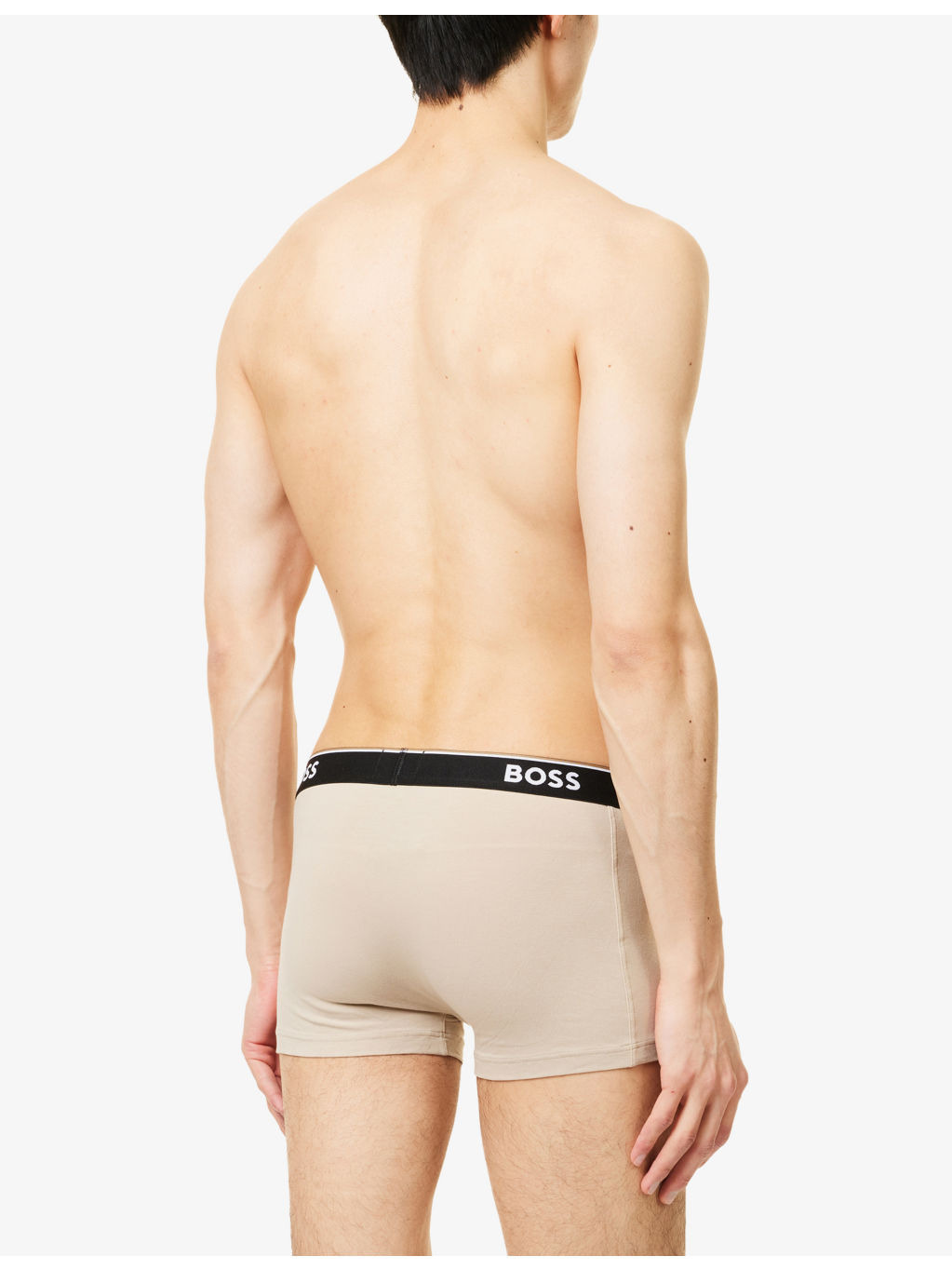 Power Logo-Waistband Stretch-Woven Trunks - 3