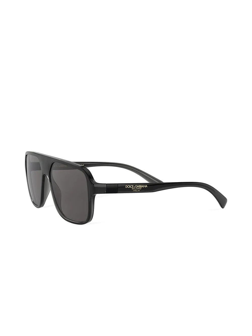 logo-embossed square-frame sunglasses - 2