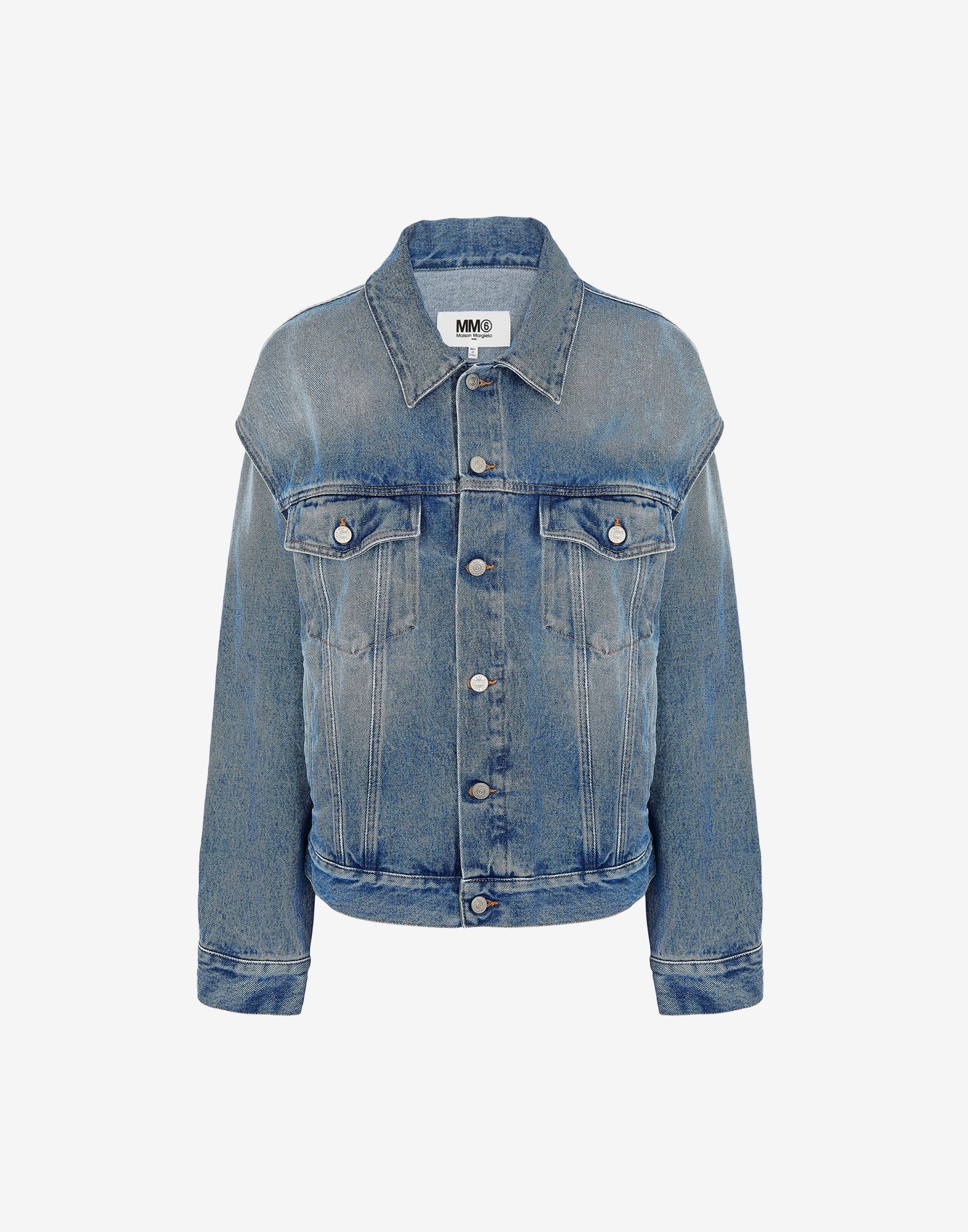 Trompe l'oeil denim jacket - 1