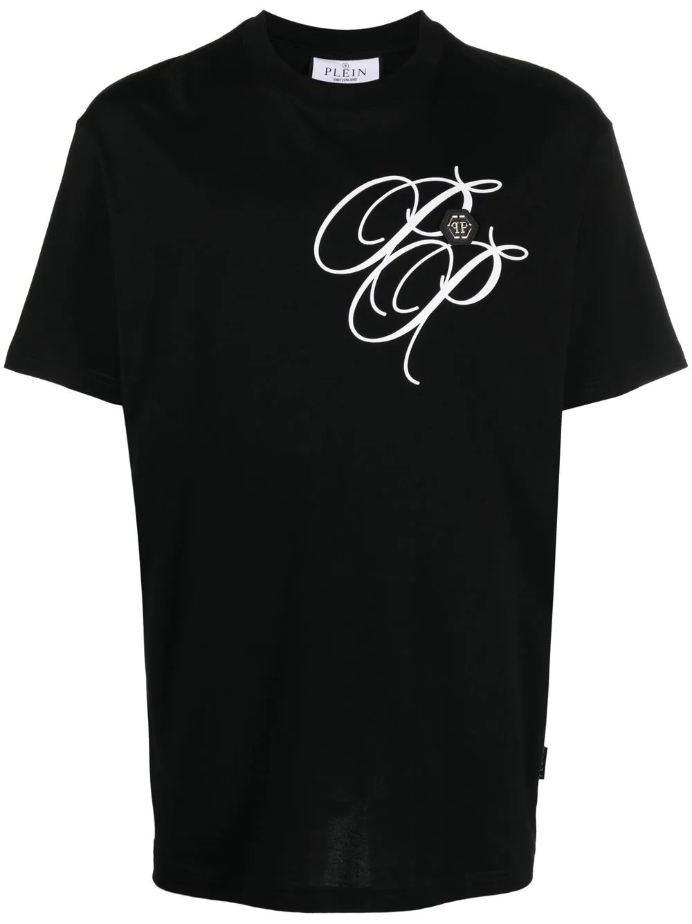 logo-print cotton T-shirt - 1