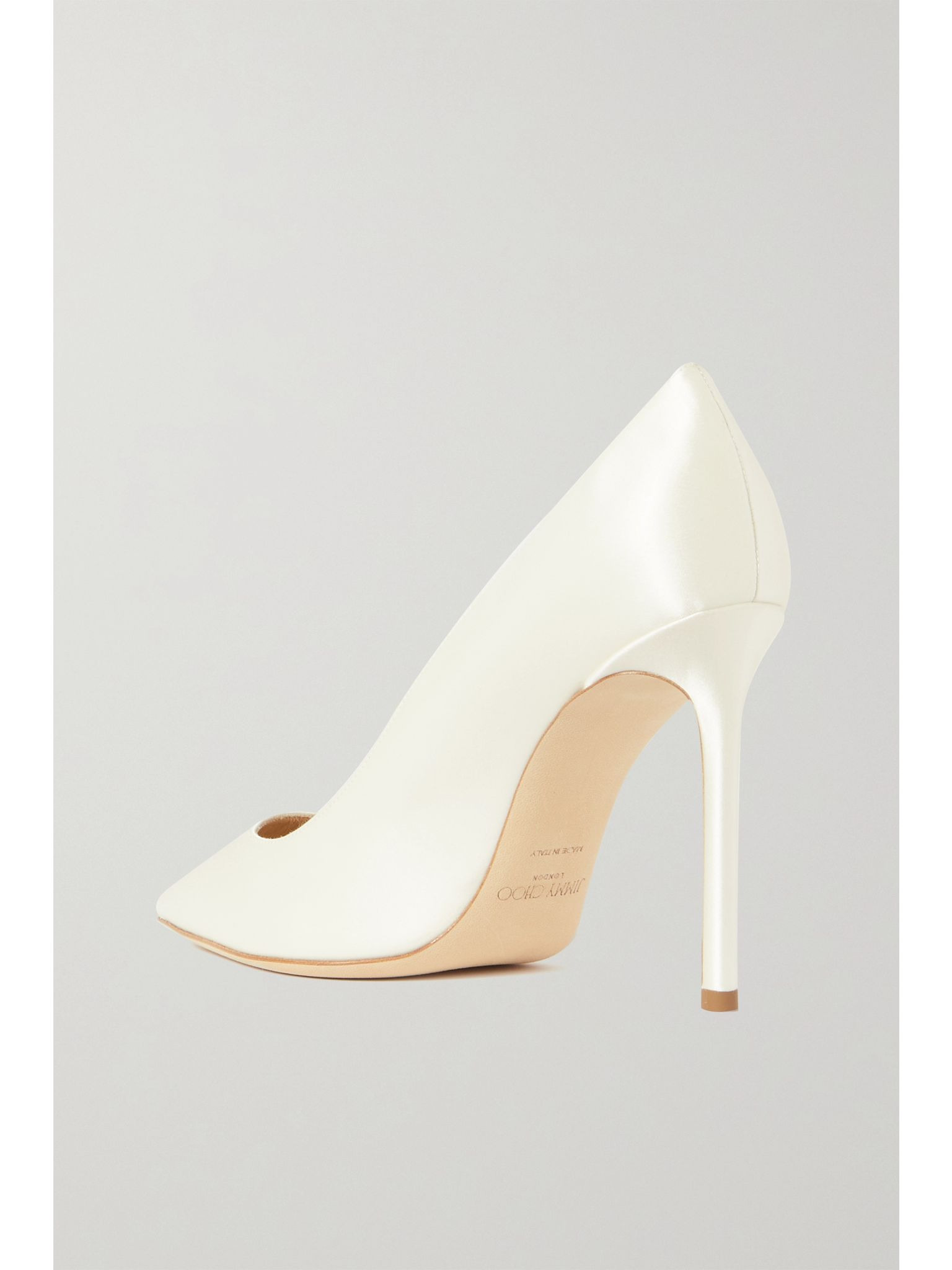 Romy 100 satin pumps White - 3