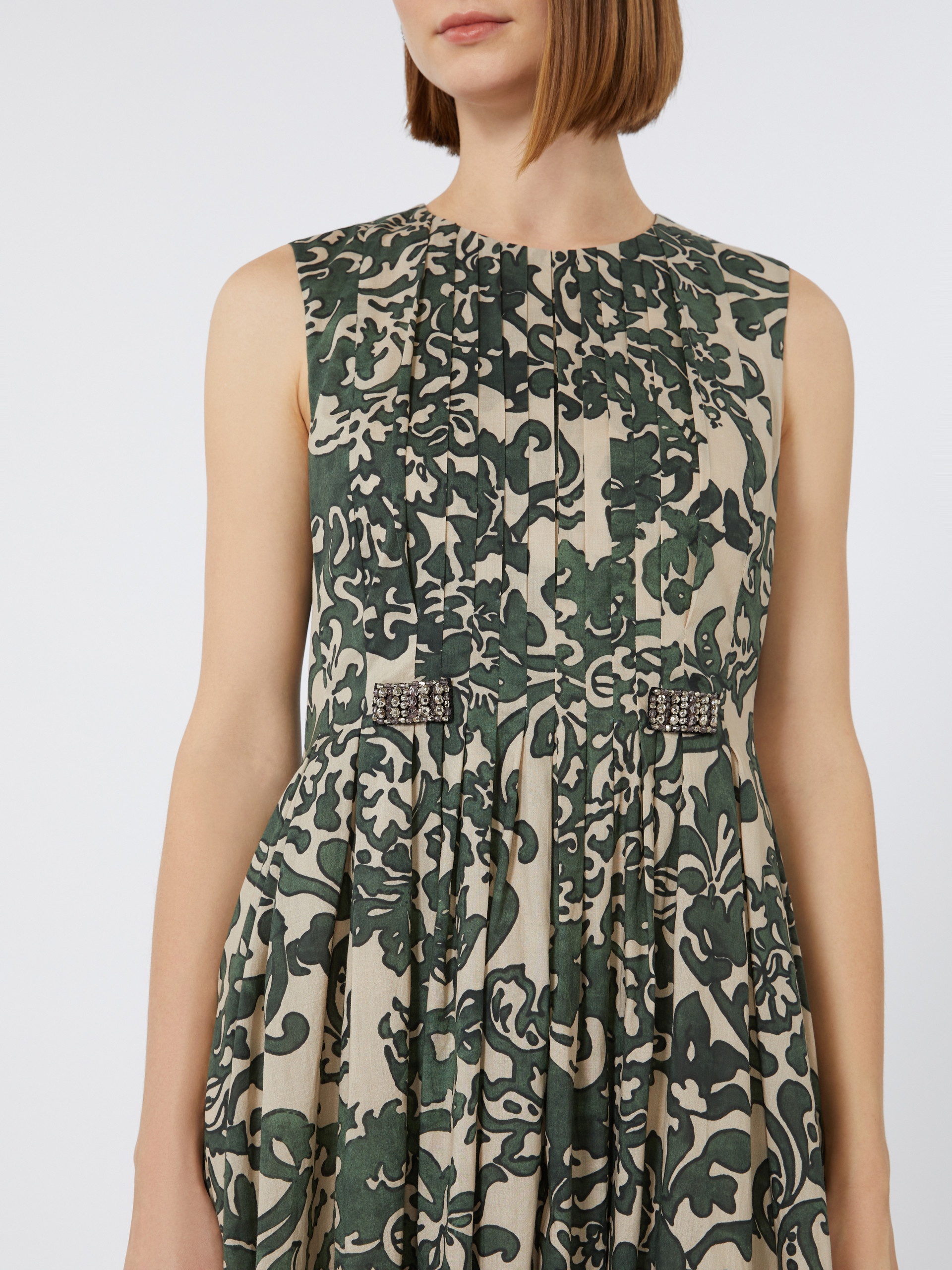 VENICE Printed cotton voile dress - 5