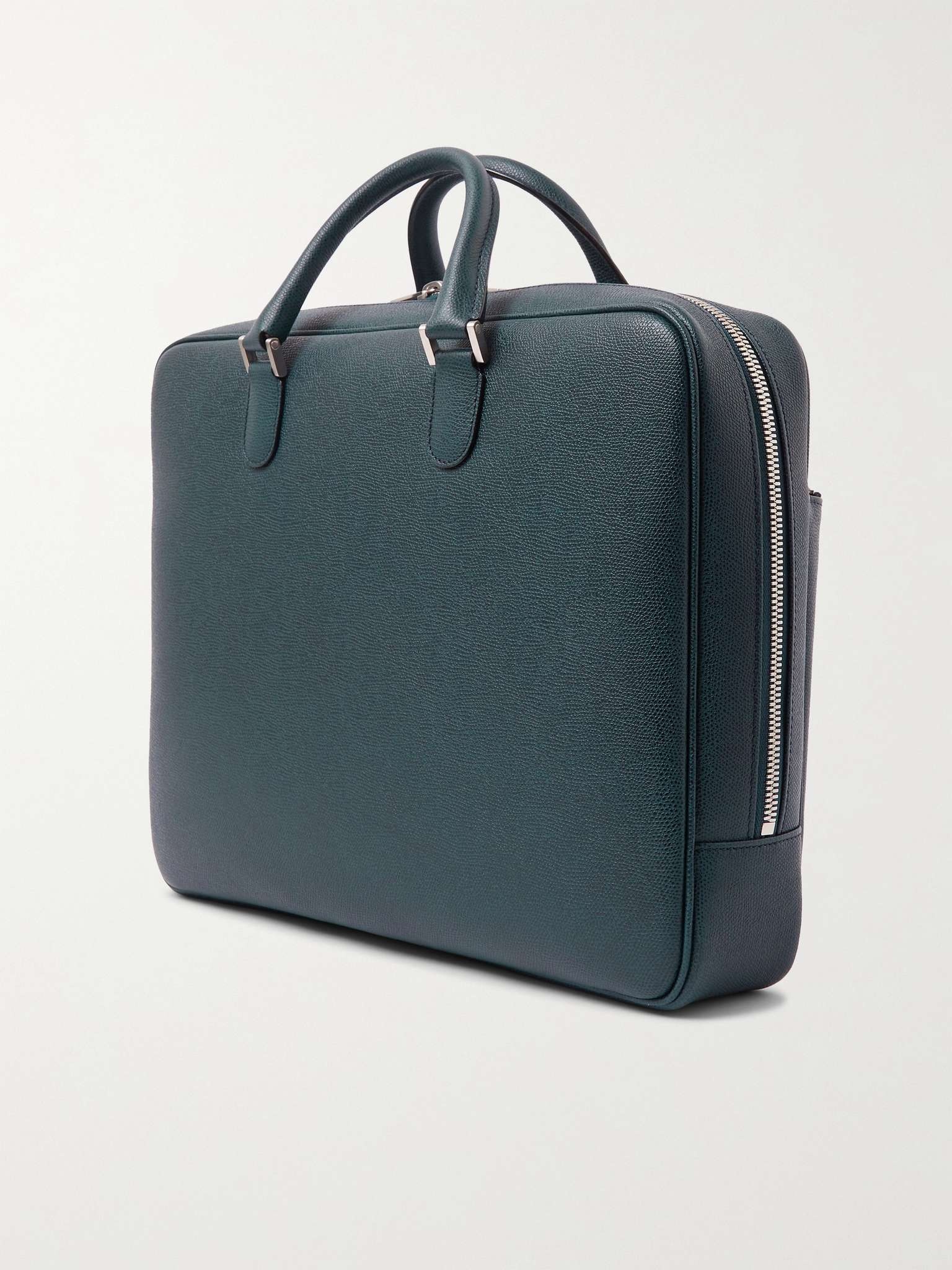 Pebble-Grain Leather Briefcase - 4