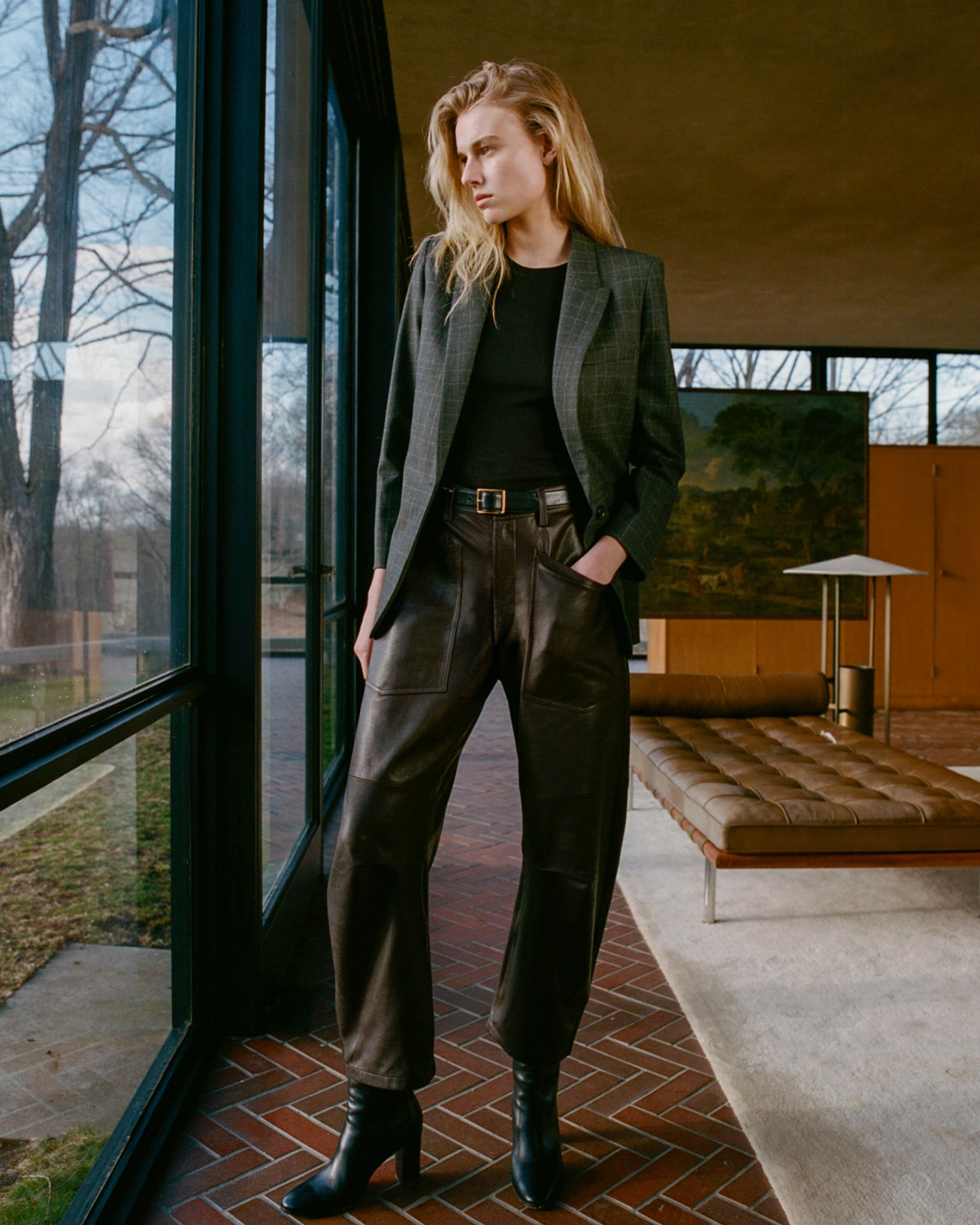 SHON LEATHER PANT - 7