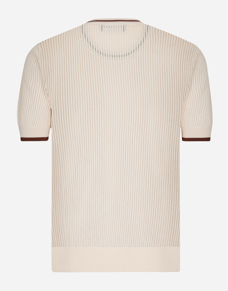 Round-neck cotton sweater with DG logo 8