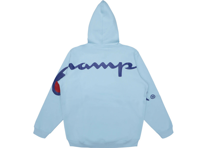 Supreme Supreme Champion Hooded Sweatshirt (SS18) Light Blue outlook