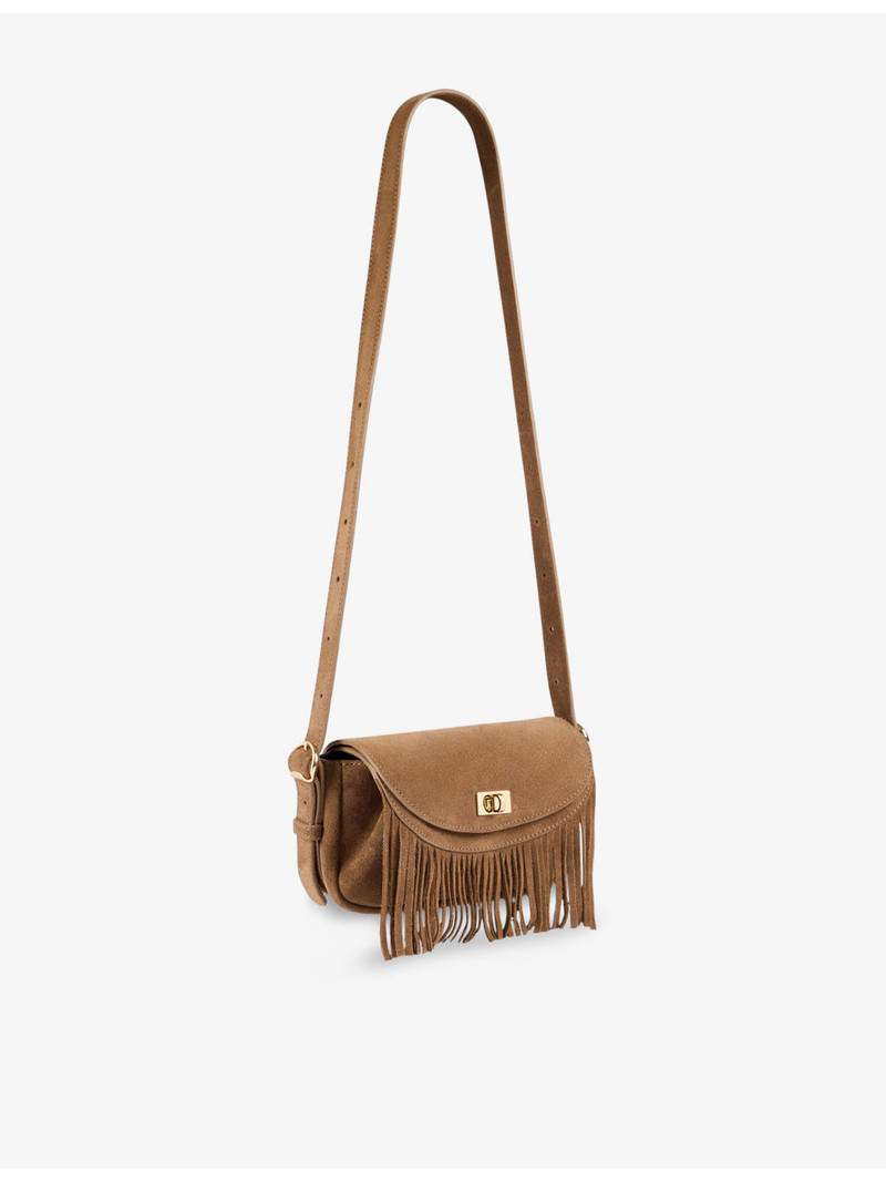 Sandro Mini Mambo Suede Cross Body Bag outlook