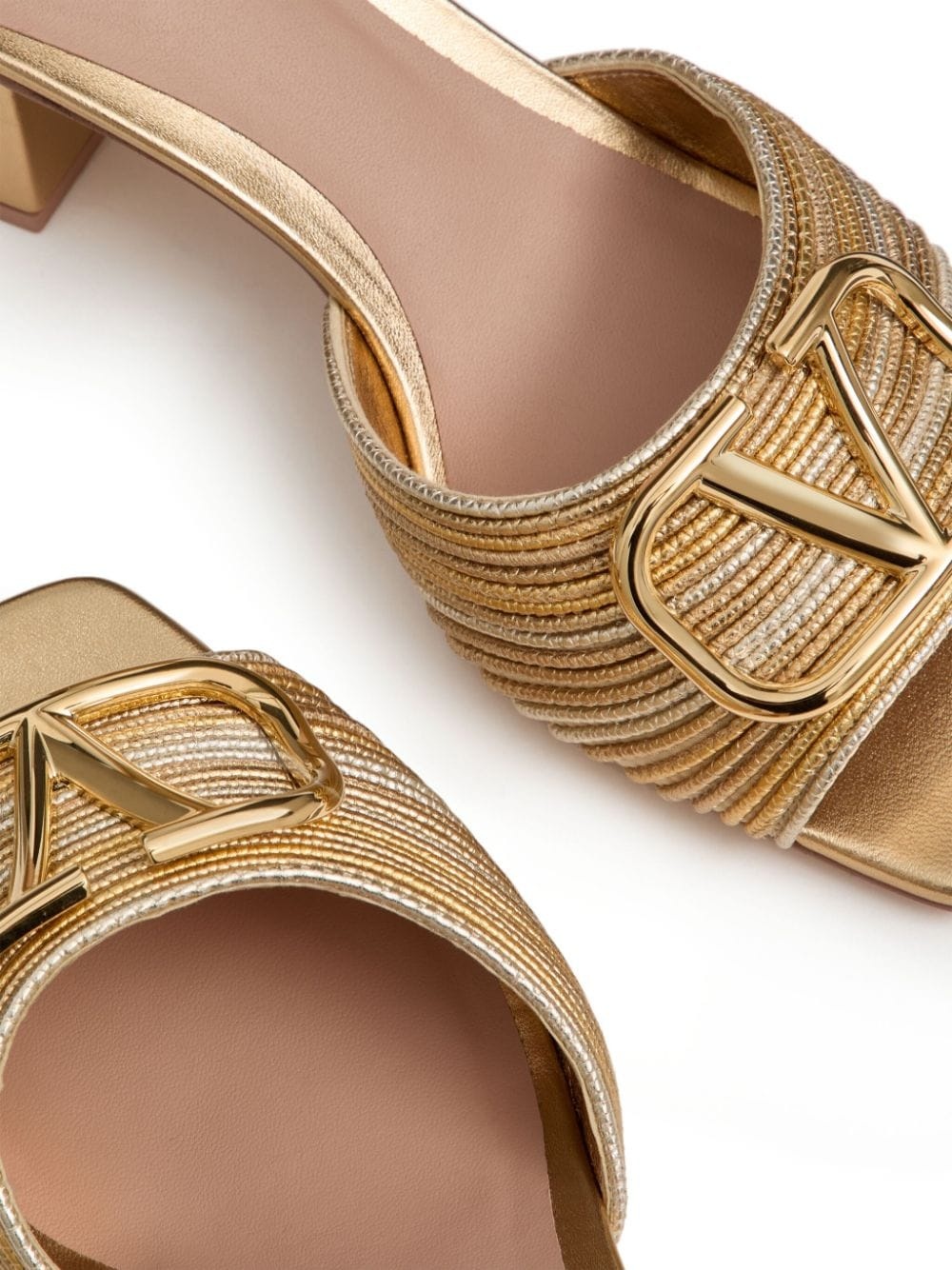 VLogo slide sandals - 5
