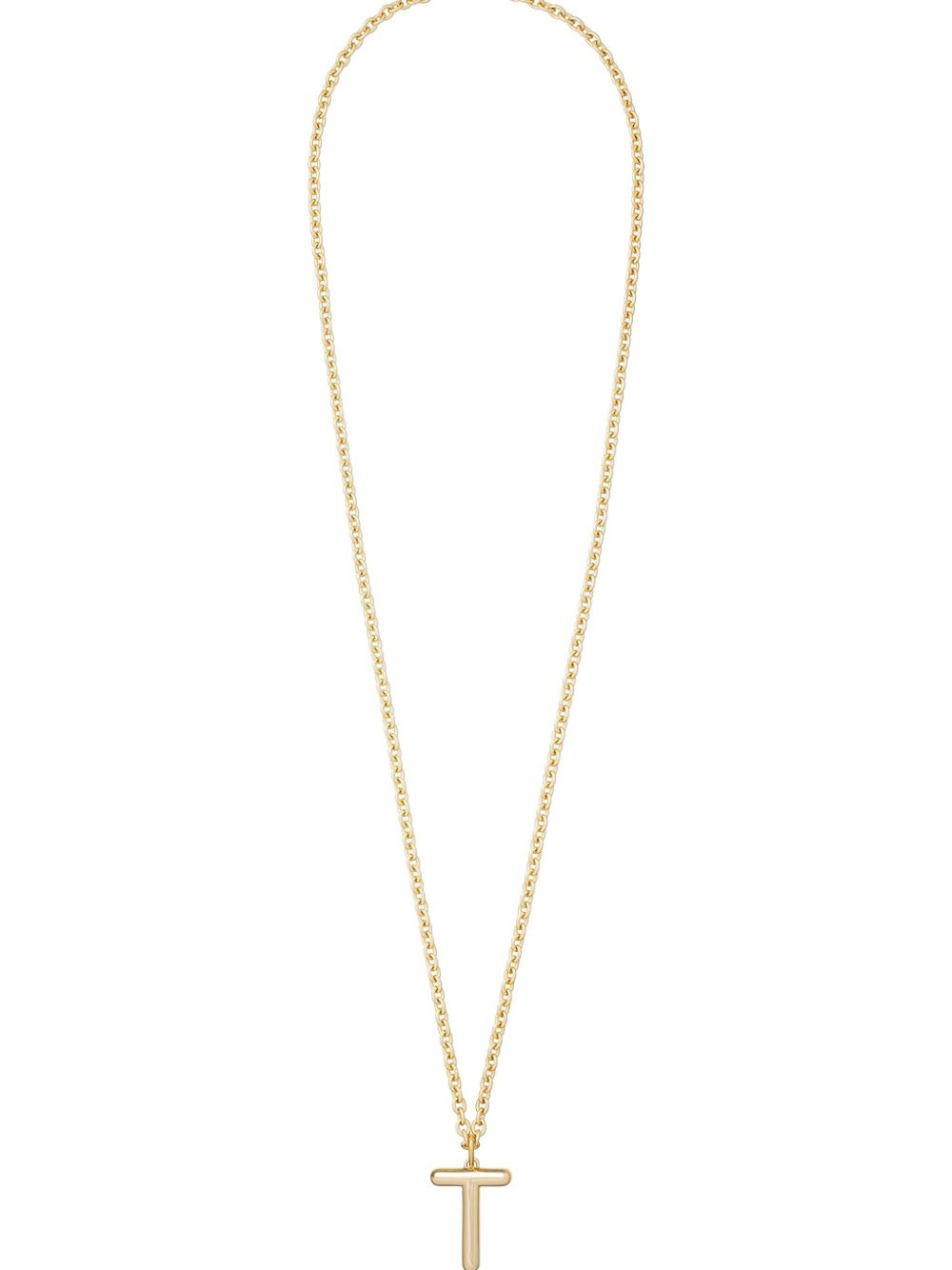 Big Puffy Initial necklace - 2