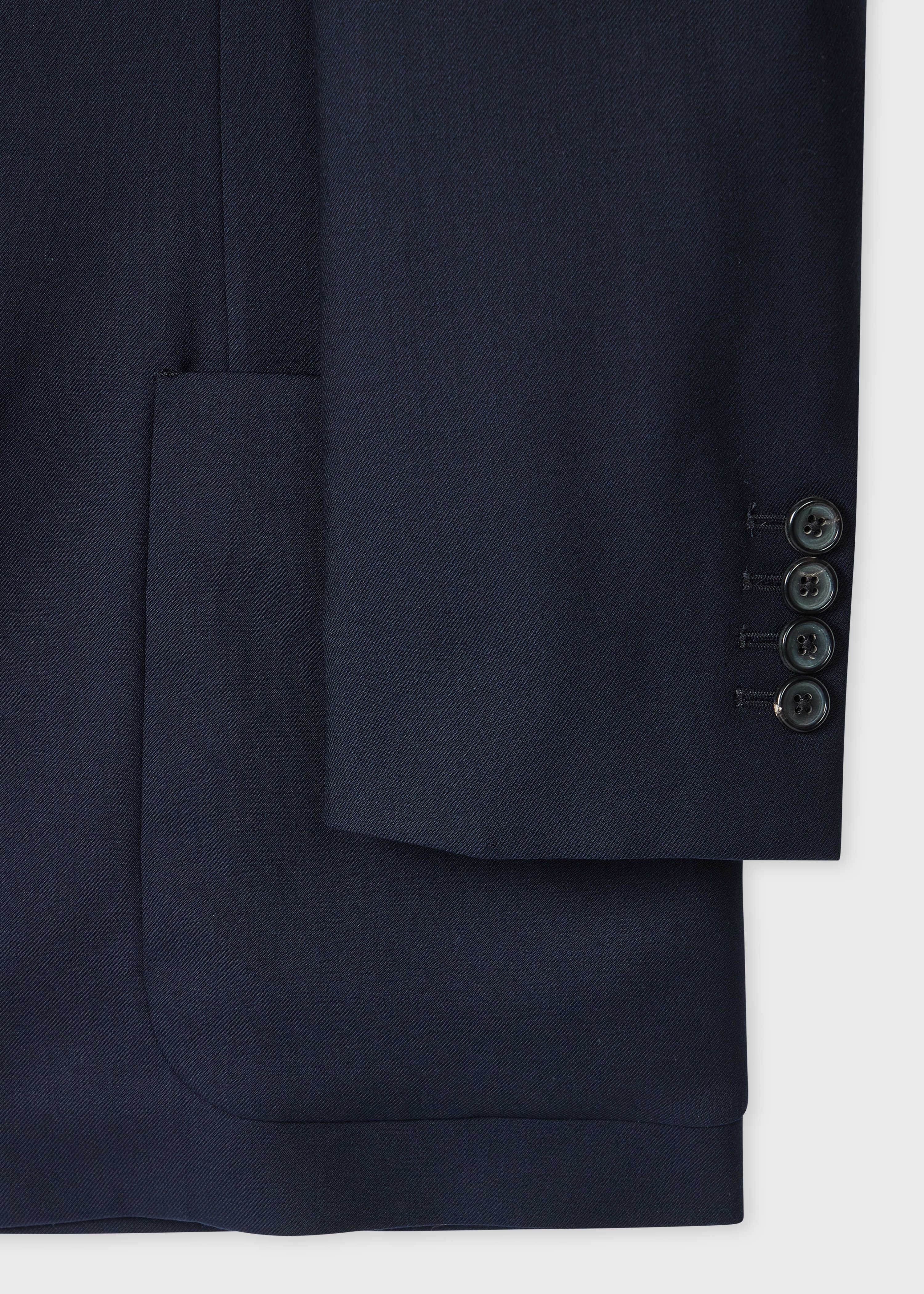 A Suit To Travel In - Navy Wool Unlined Blazer - 3