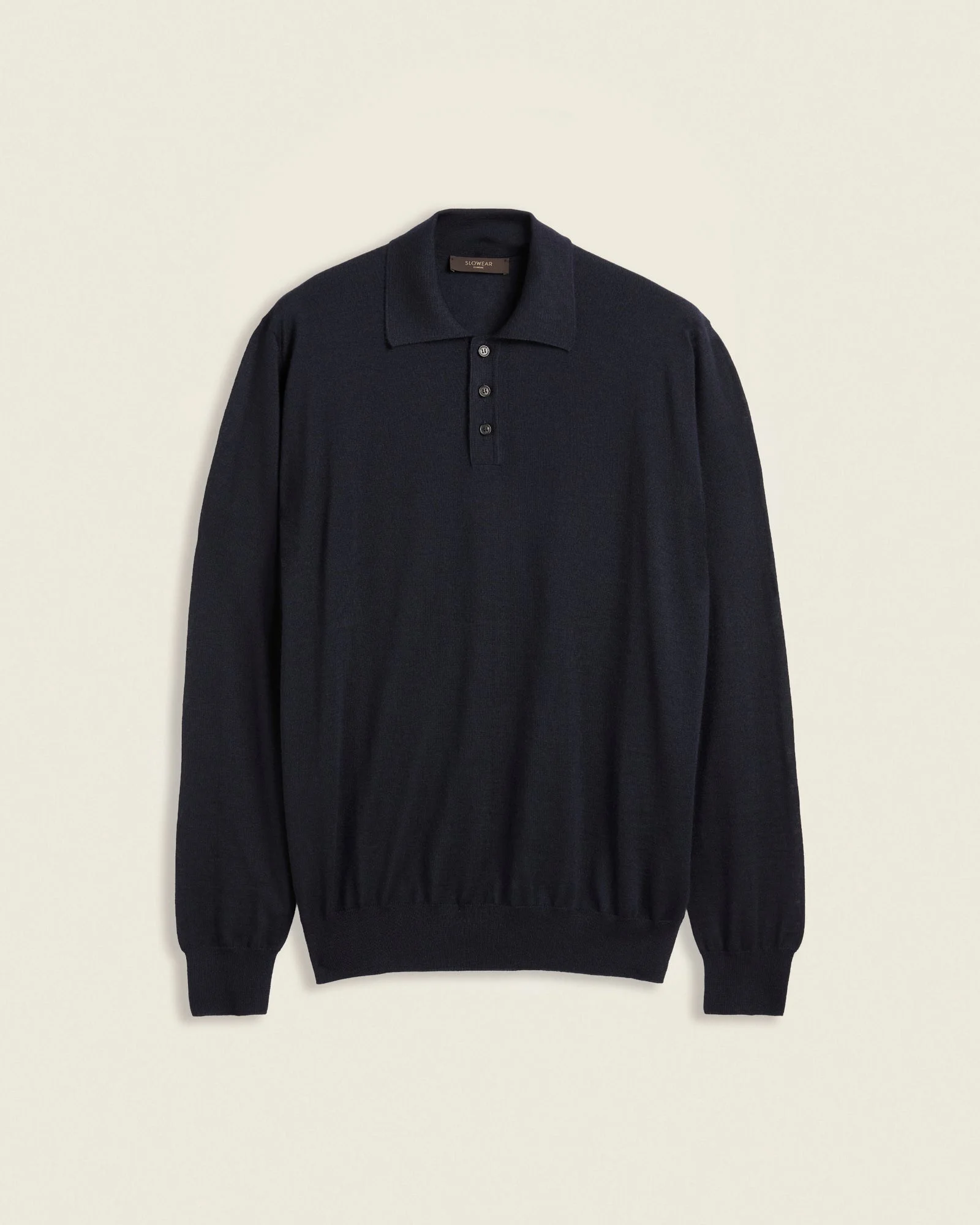 Cashmere and silk polo shirt - 1