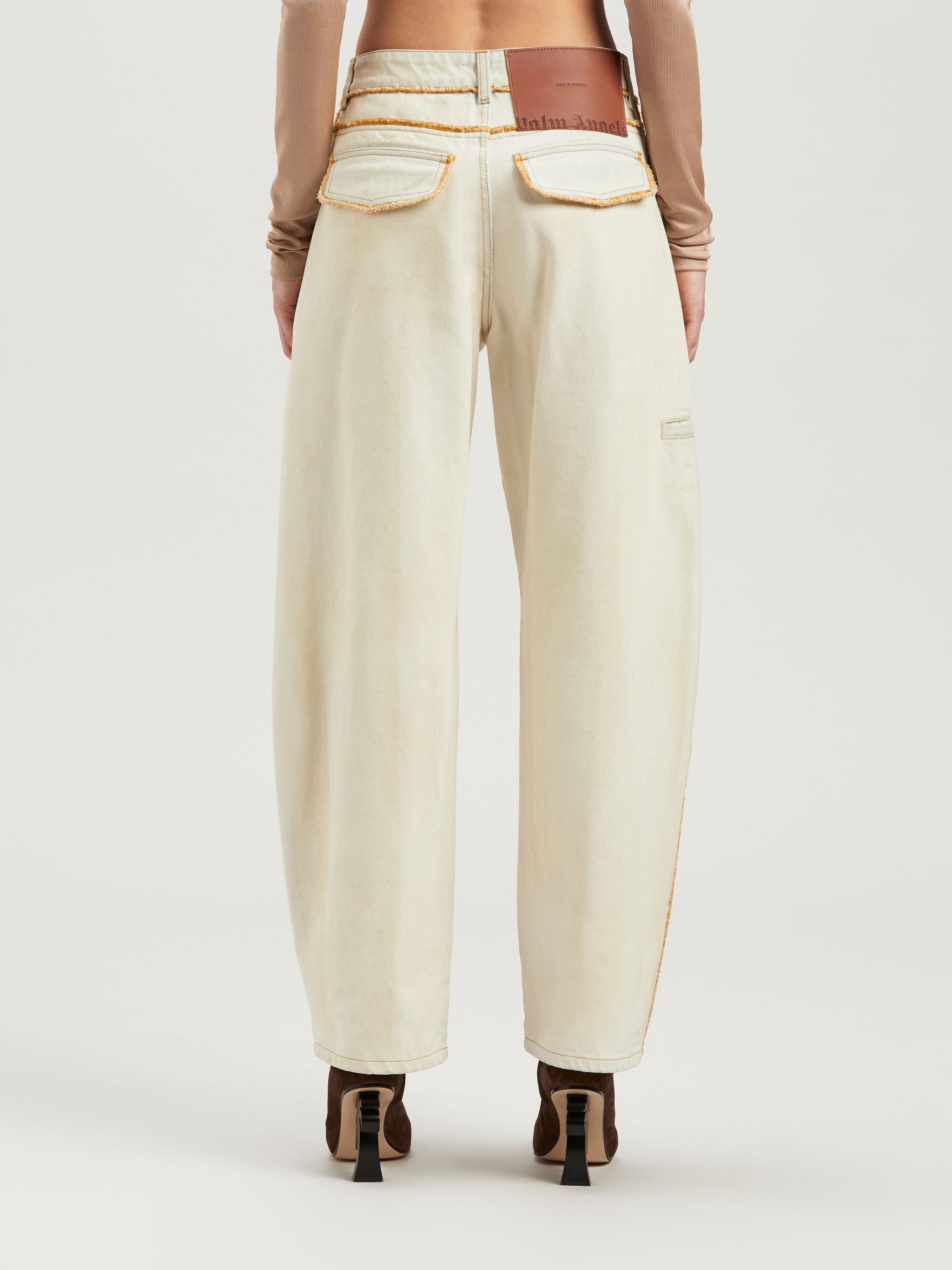 Bleached Denim Carrot 5 Pockets - 5