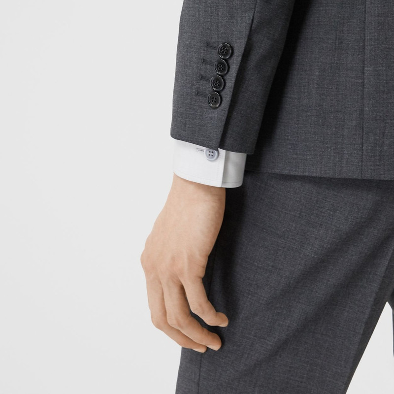 Slim Fit Stretch Wool Suit 5