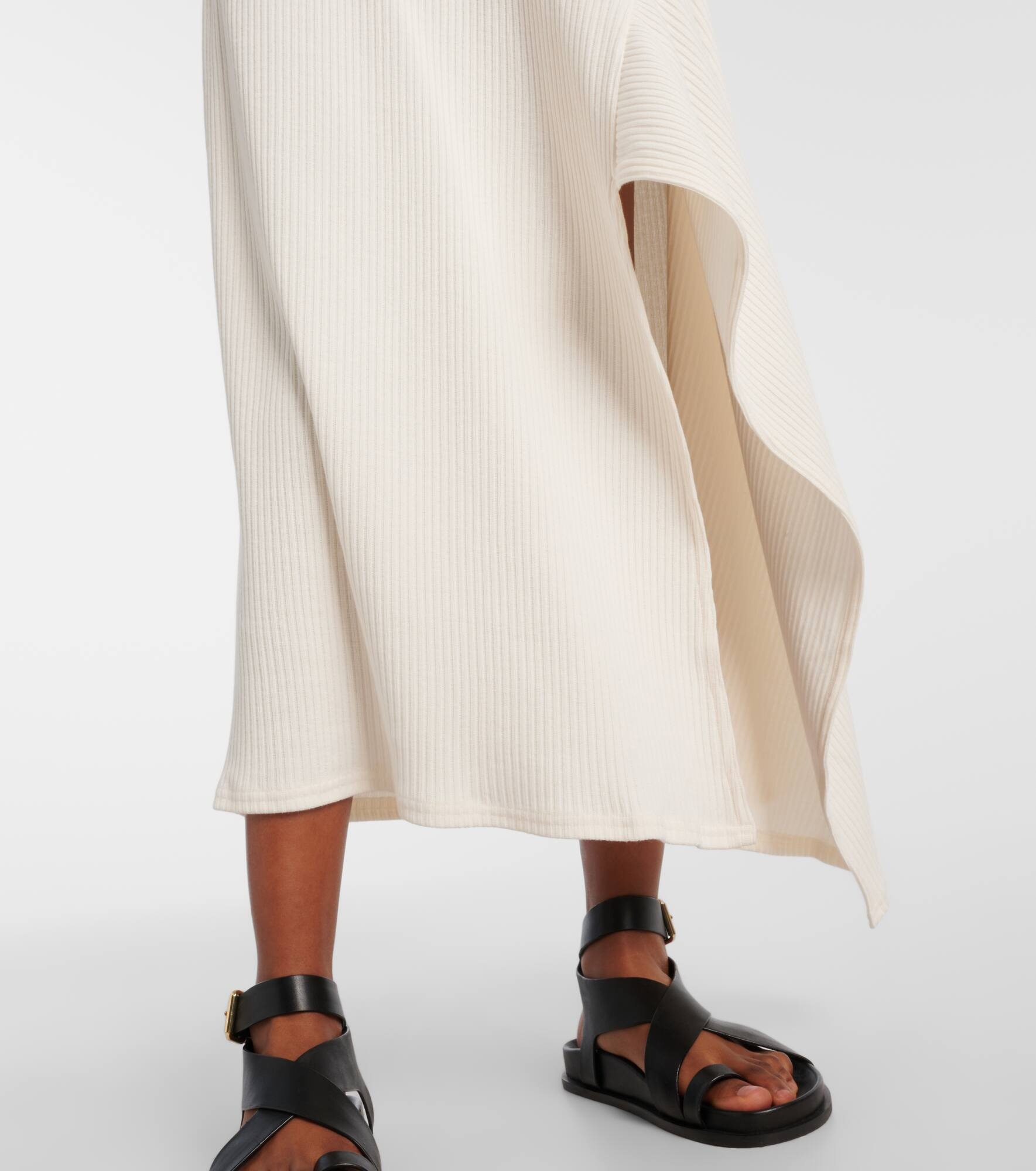 Cotton midi dress - 5