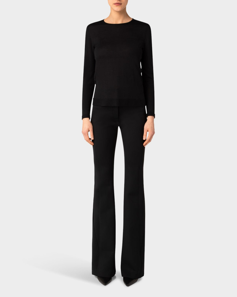 AKRIS Fine Gauge Cashmere Silk Sweater outlook