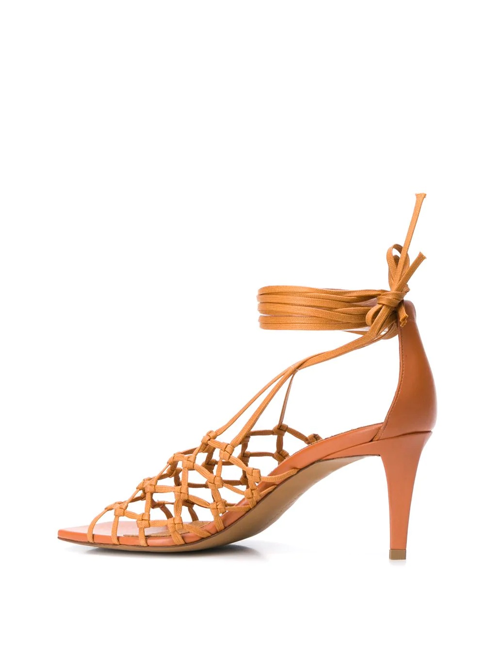 75mm woven cage sandals - 3