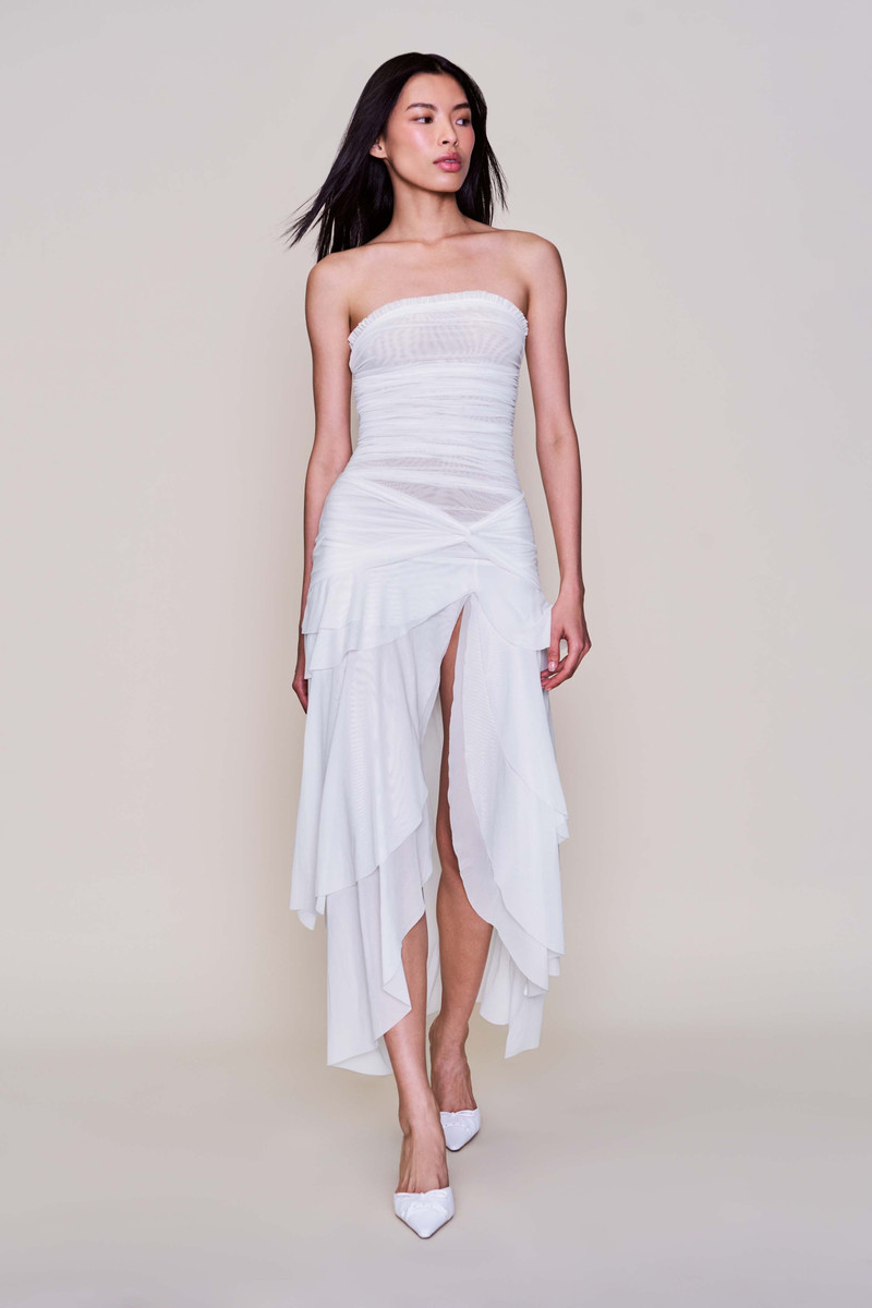 GUIZIO LYLA TWIST DRESS outlook