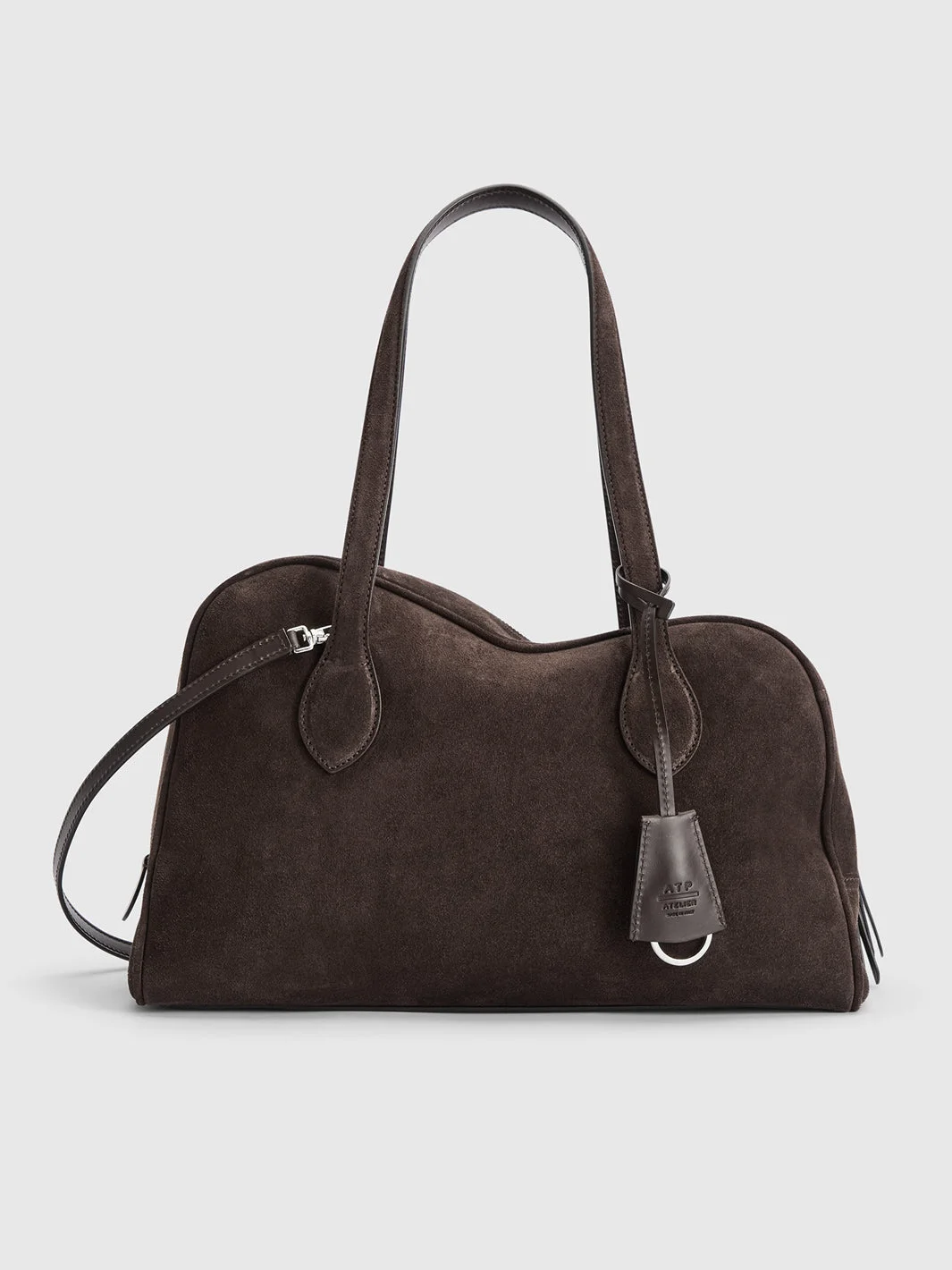 Noale Walnut Suede Top handle bag - 1