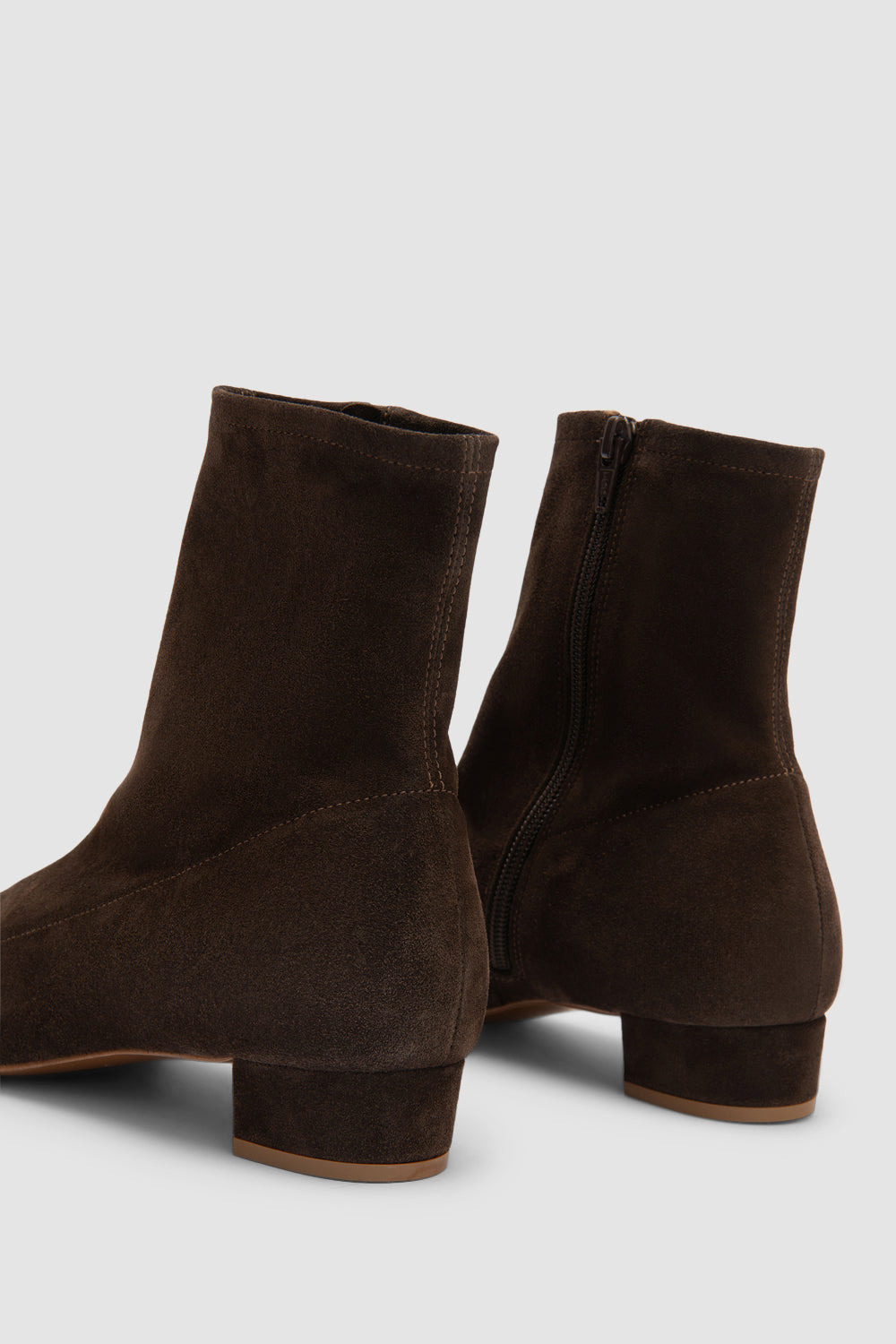 Este Ristretto Suede Leather Ankle Boot - 5