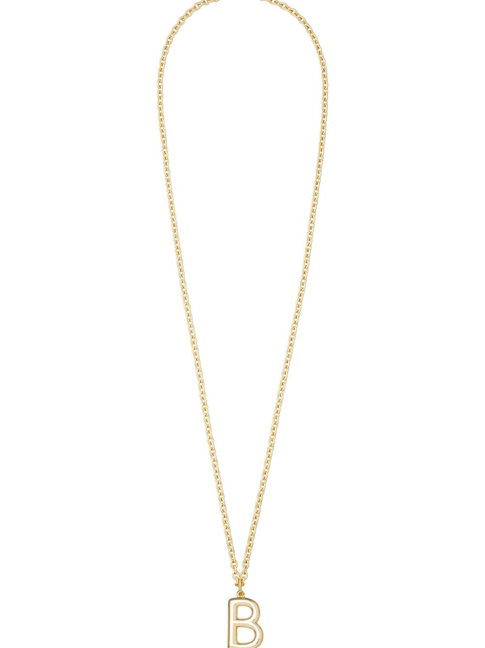 Big Puffy Initial necklace - 2