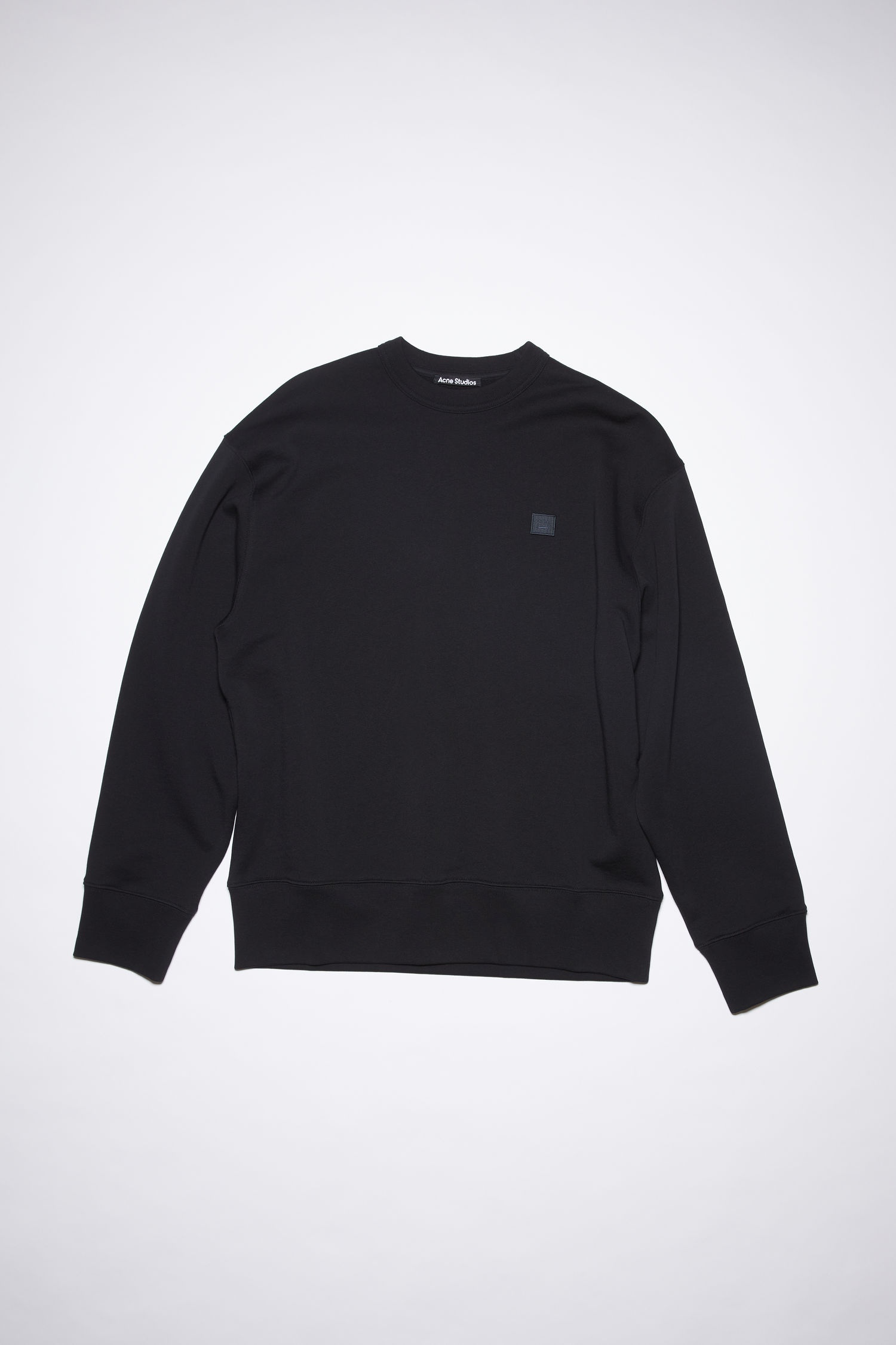 Crew neck sweatshirt - Black - 1