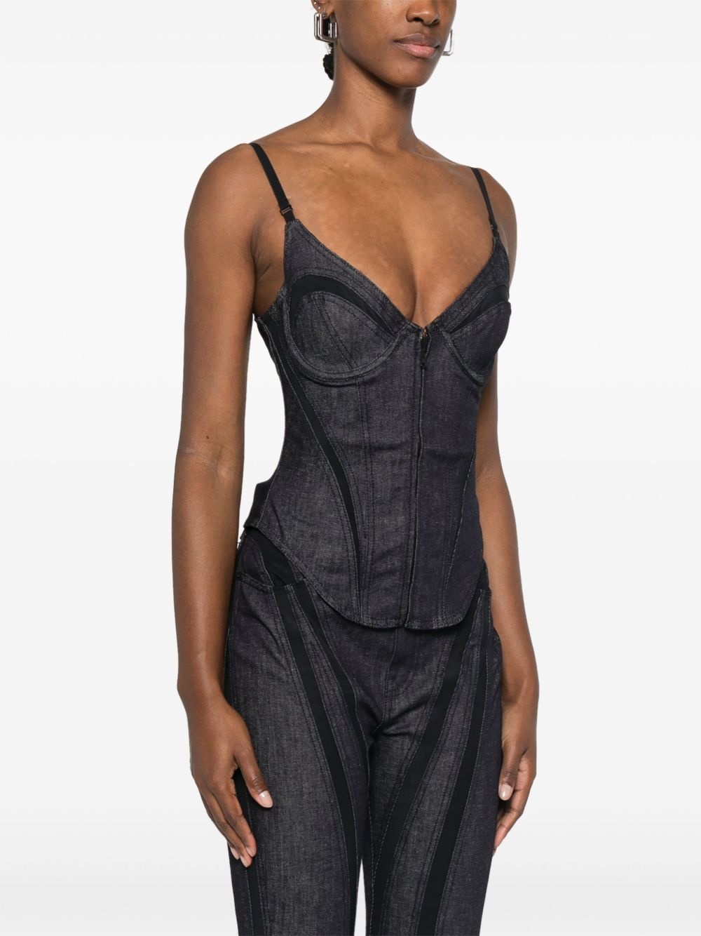 denim corset - 3