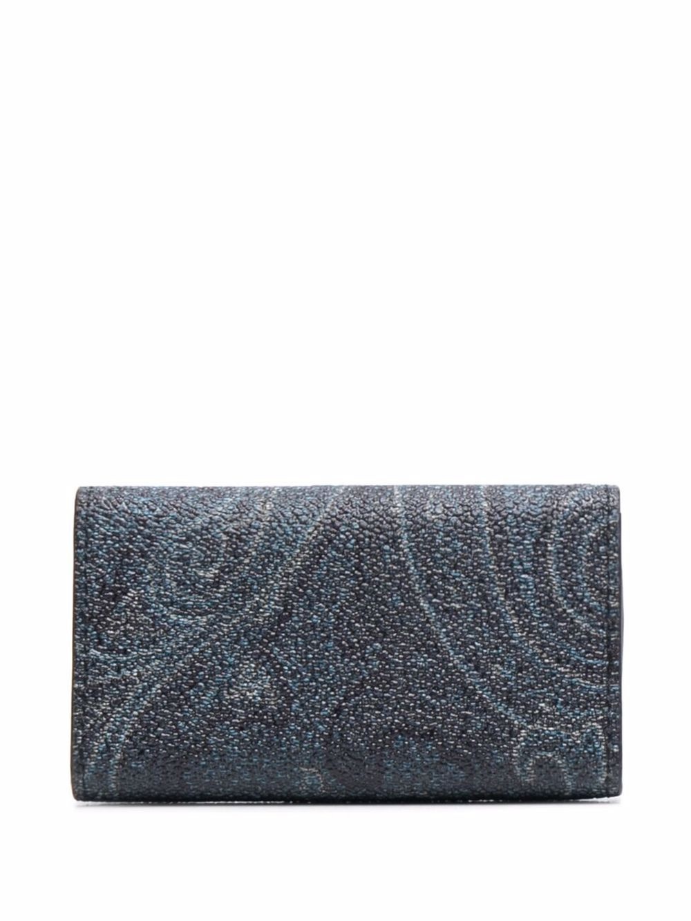 paisley-print keyring wallet - 2