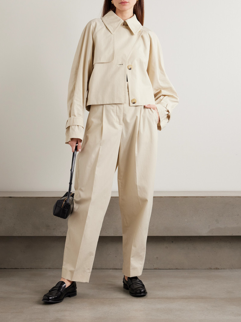 JOSEPH Paver Cotton-gauze Tapered Pants outlook