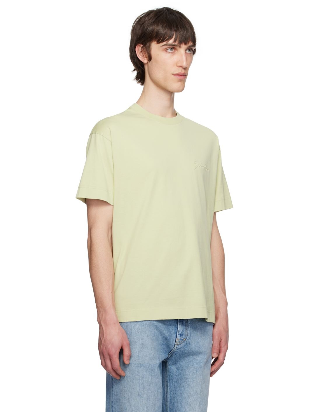 Green 'GIVENCHY' Signature T-shirt - 2