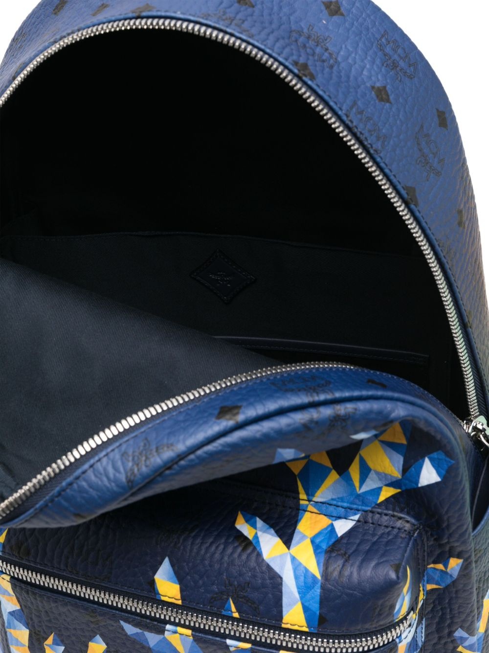 geometric-print backpack - 5