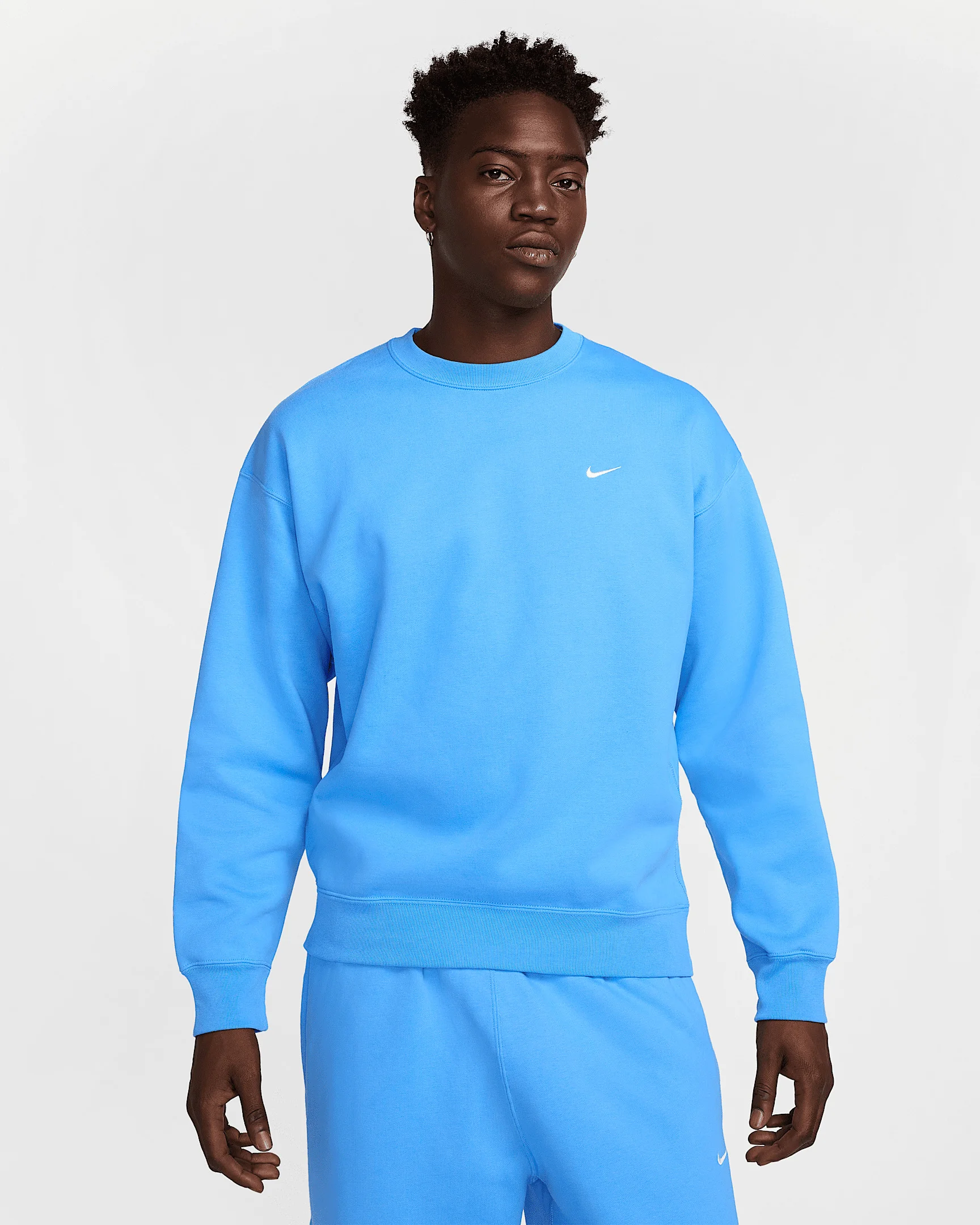 Nike Solo Swoosh Men's Fleece Crew - 1
