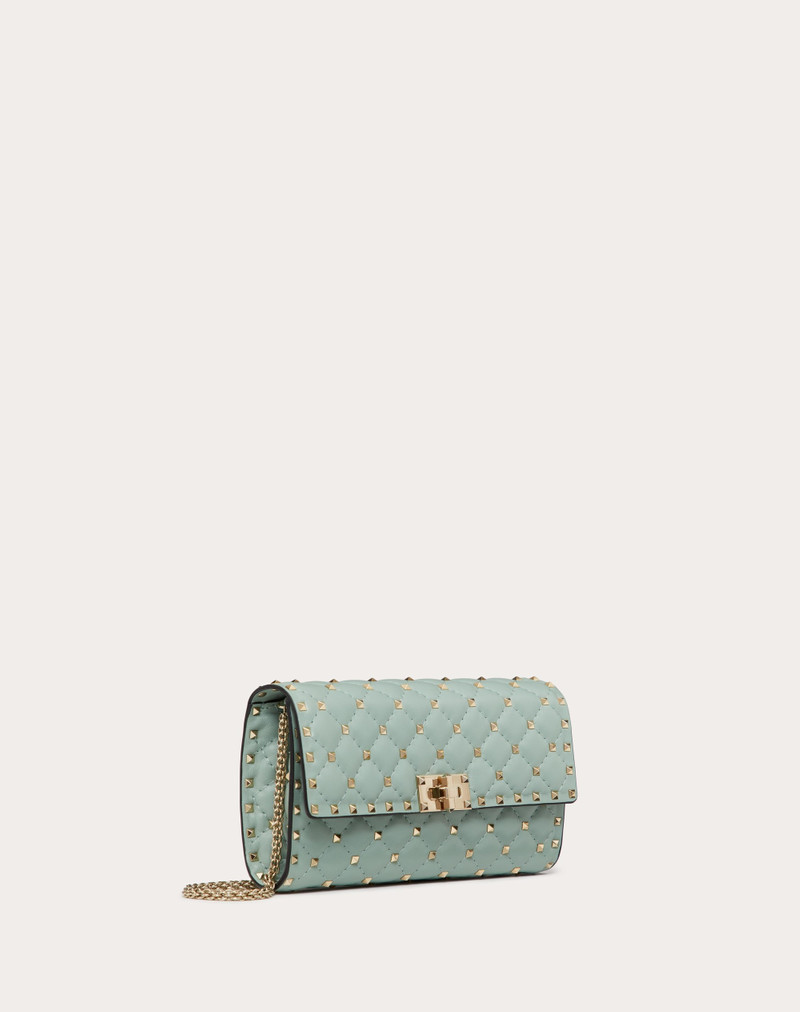 ROCKSTUD SPIKE NAPPA LEATHER CROSSBODY CLUTCH BAG 3