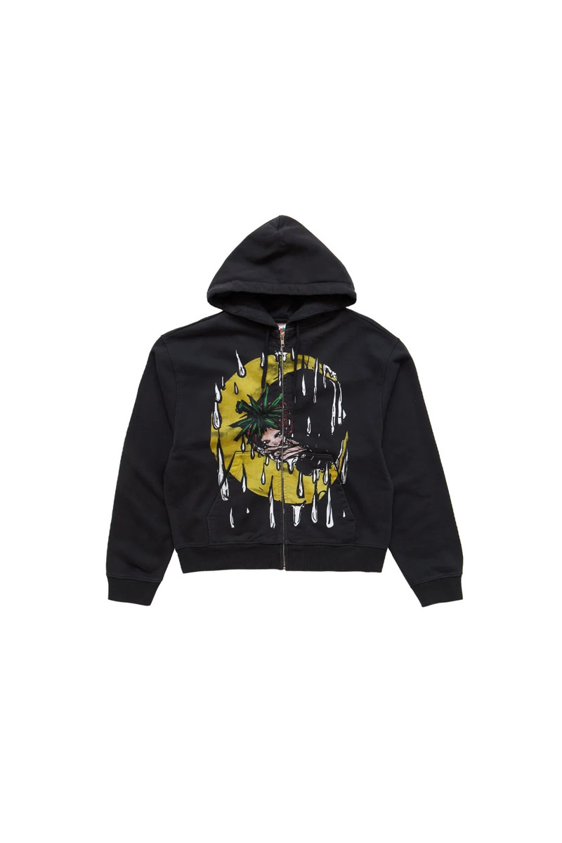 Sky High Farm Eri Zip Up Hoodie Black 1