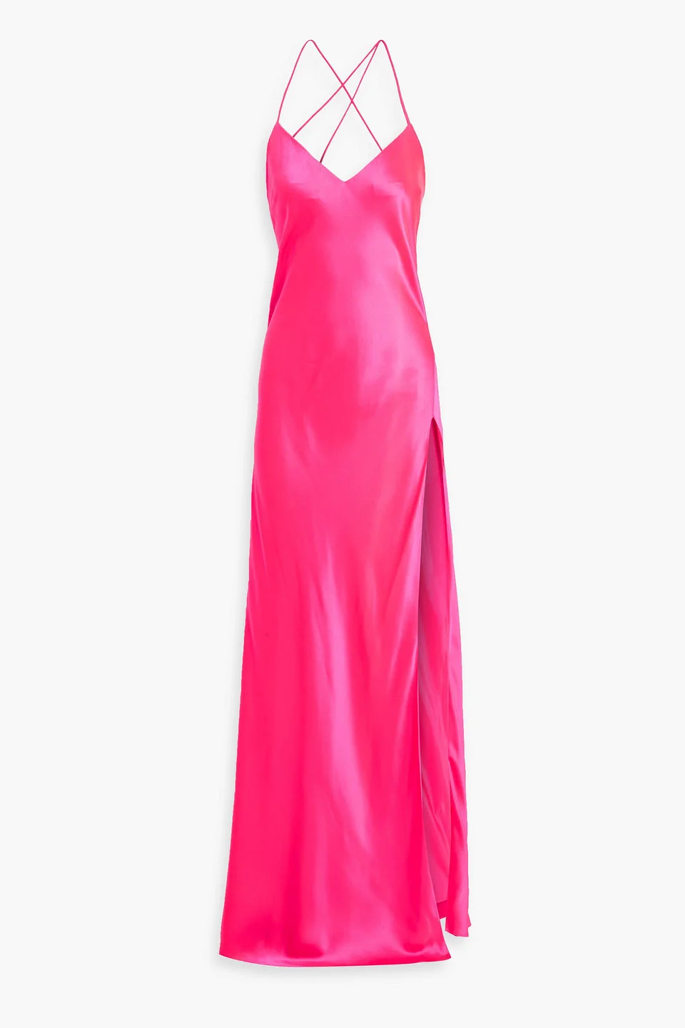 Silk-satin gown - 1