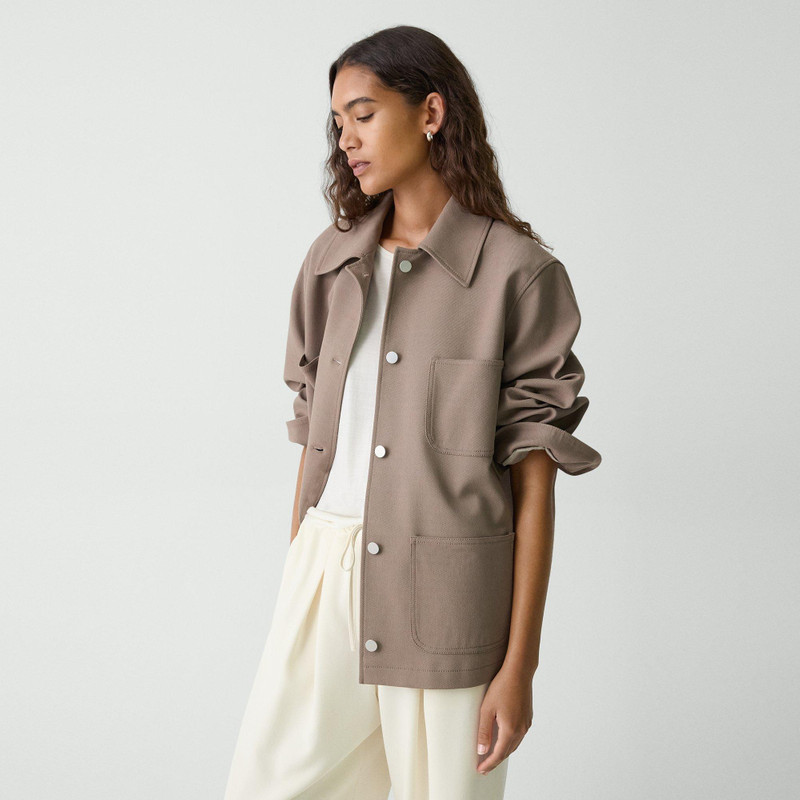 Oversized Utility Jacket in Neoteric Twill 3