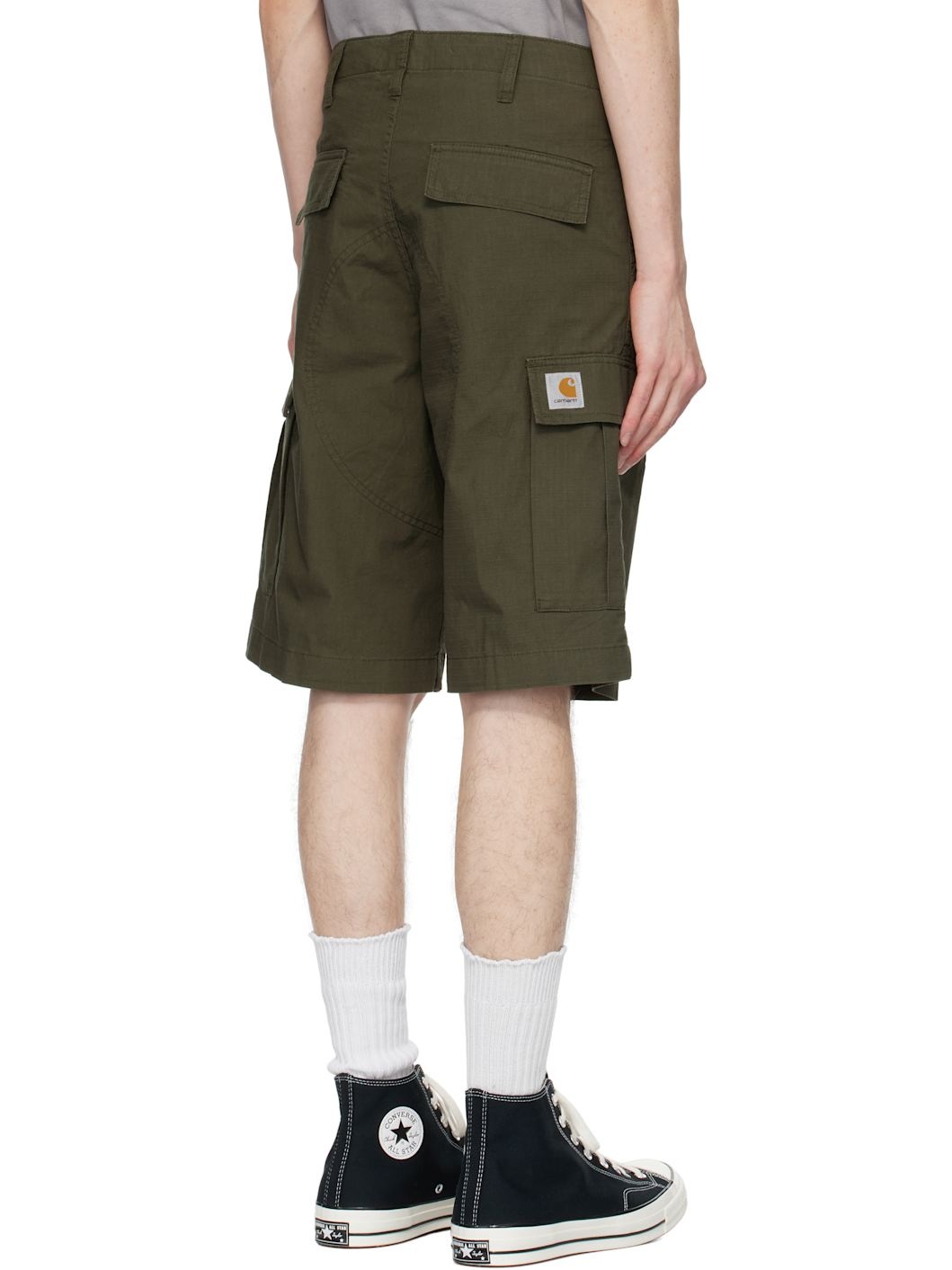 Khaki Core Regular Cargo Shorts - 3