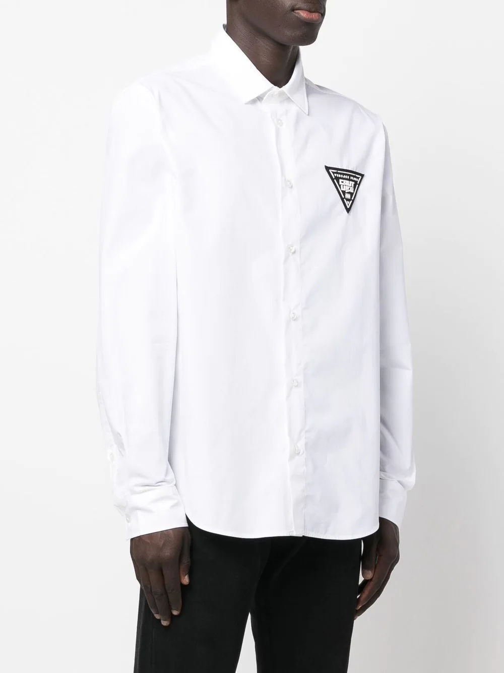 logo button-down shirt - 3