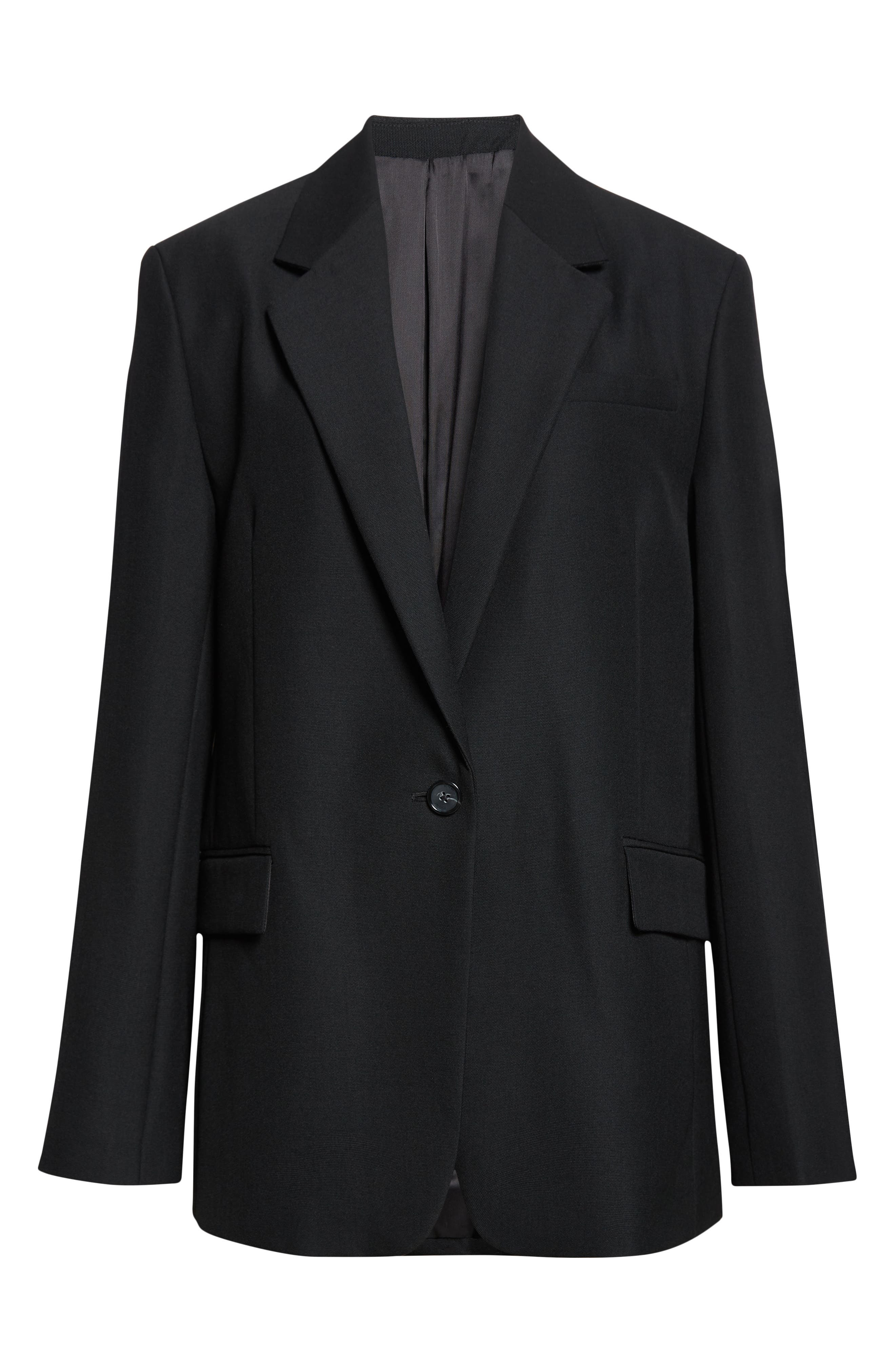 TOTEME Oversized Tailored Blazer in Black at Nordstrom - 7