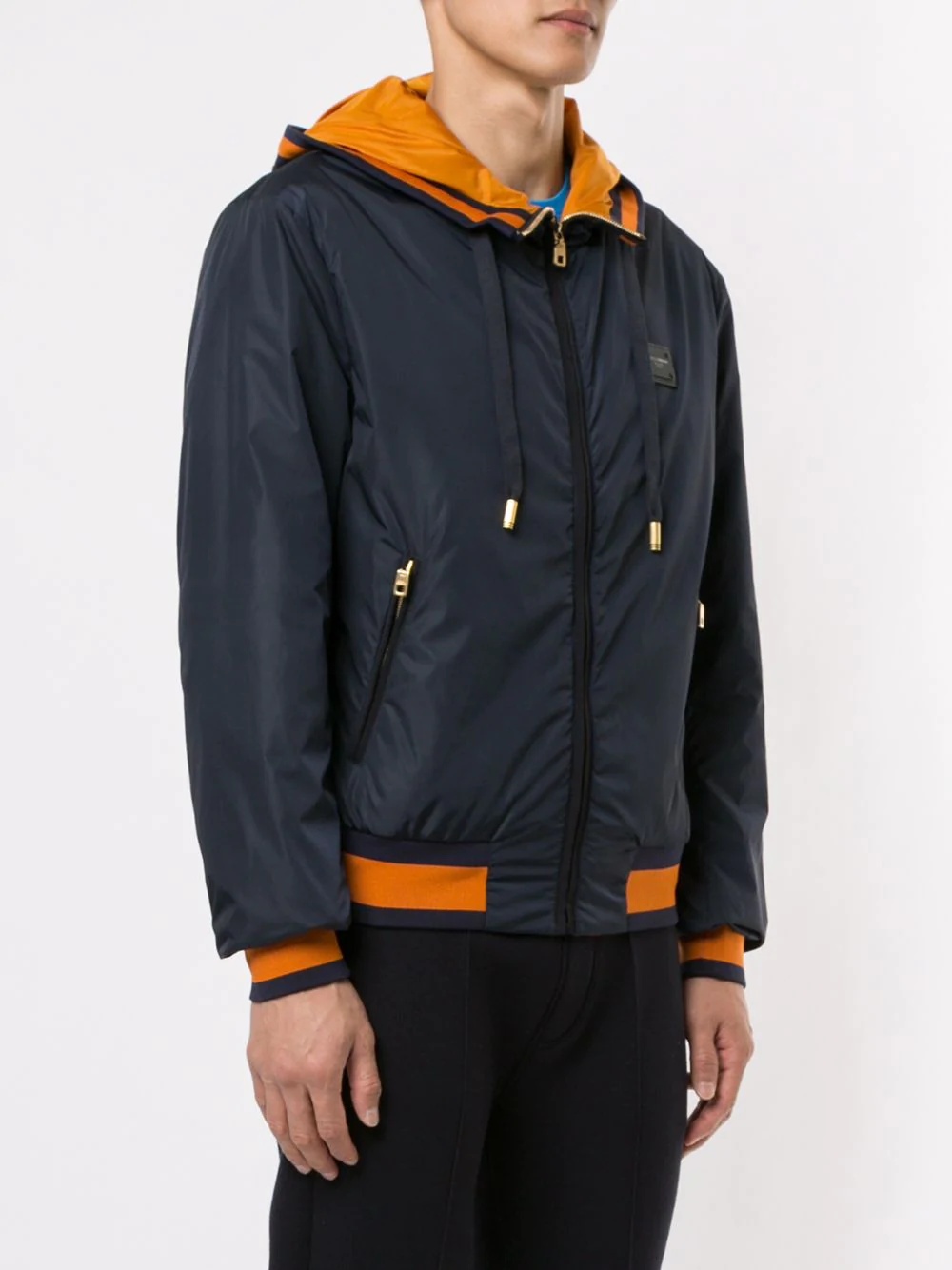 zipped hooded jacket - 3