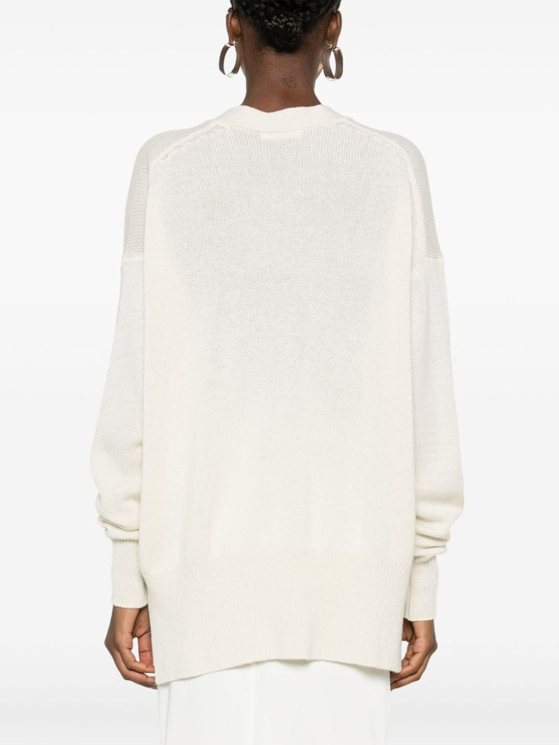 drop-shoulder cashmere cardigan 4