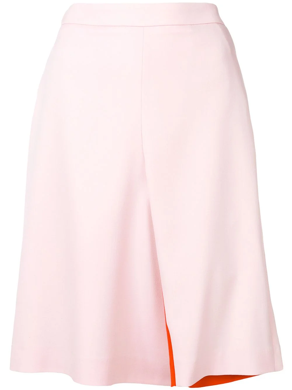 contrast lining skirt - 1