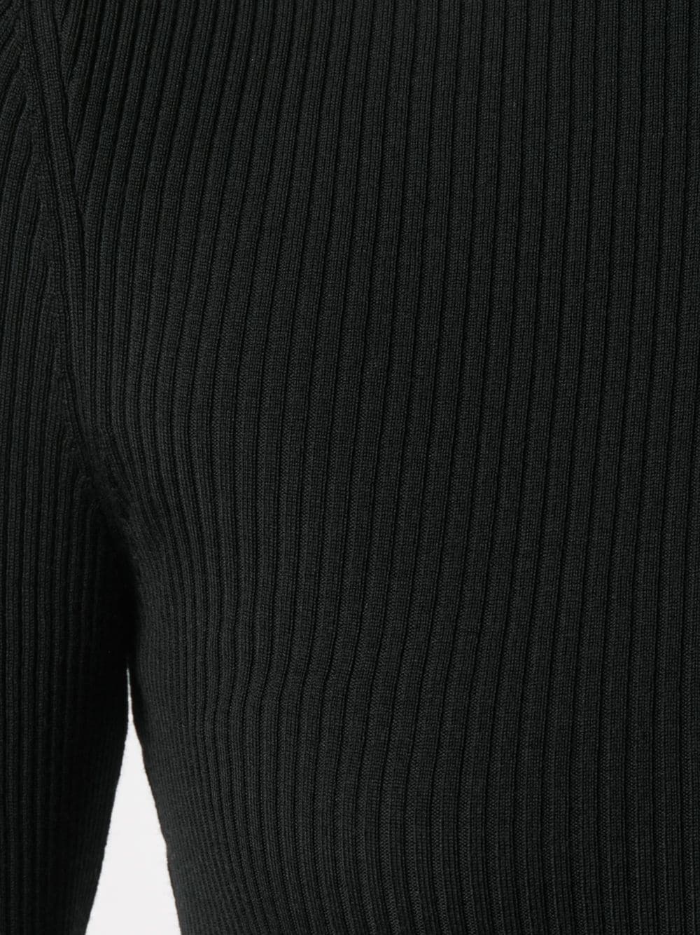 roll-neck ribbed jumper - 5